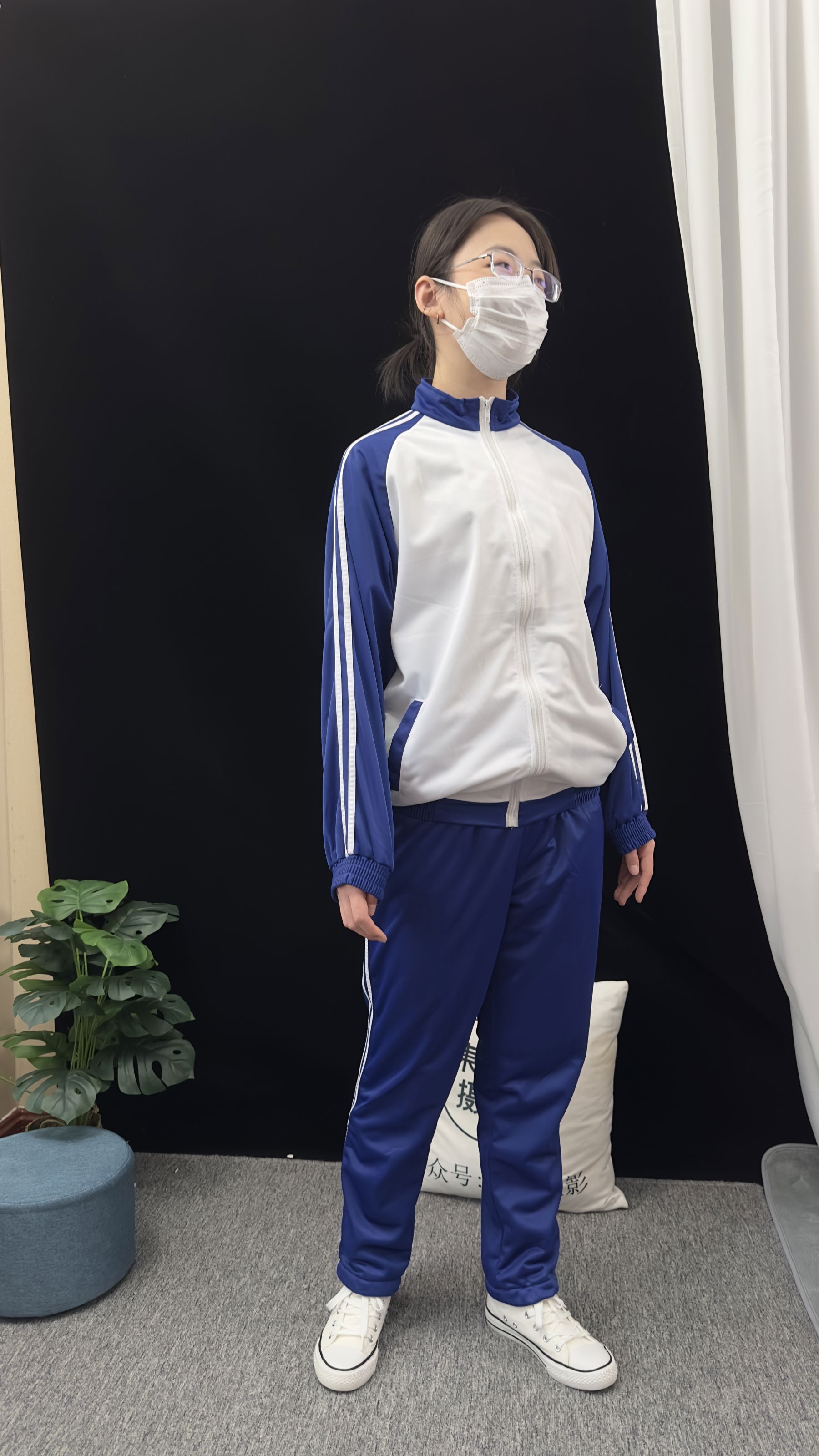 三禾摄影 No.008 校服 帆布鞋 船袜 短丝/(153P)