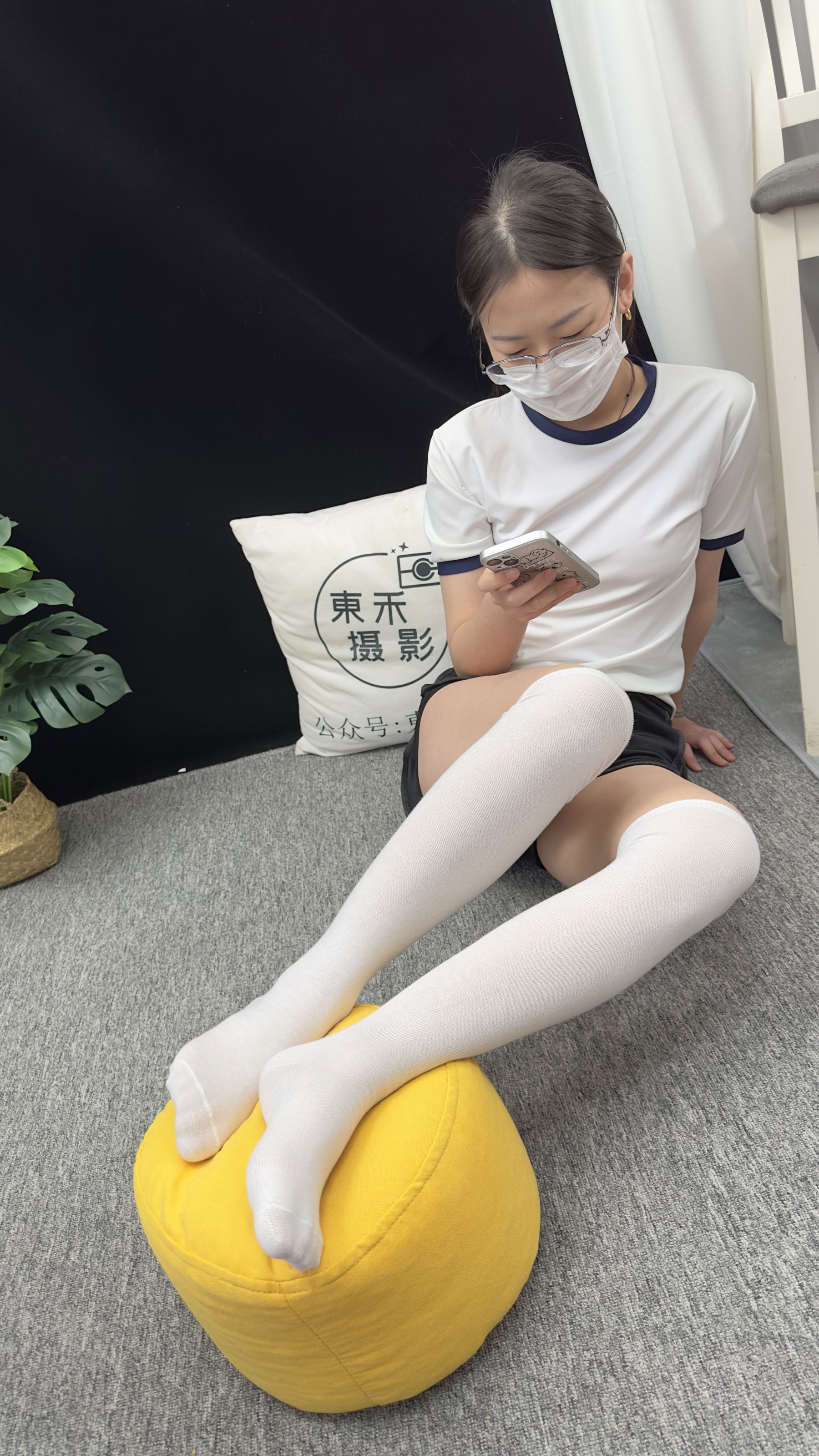 三禾摄影 No.009 体操服 过膝棉袜/(140P)