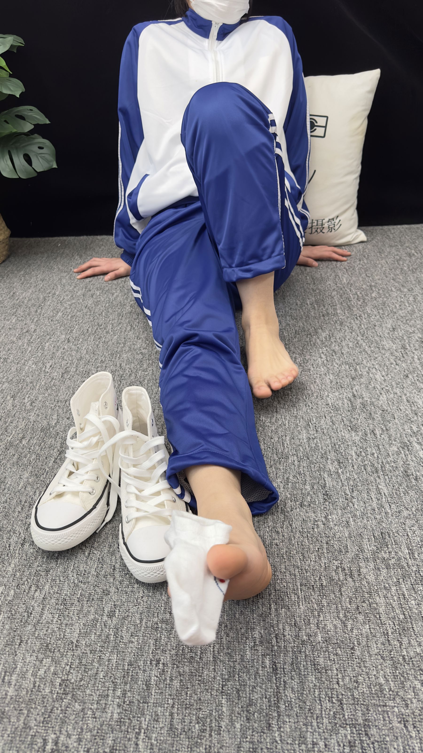 三禾摄影 No.008 校服 帆布鞋 船袜 短丝/(153P)