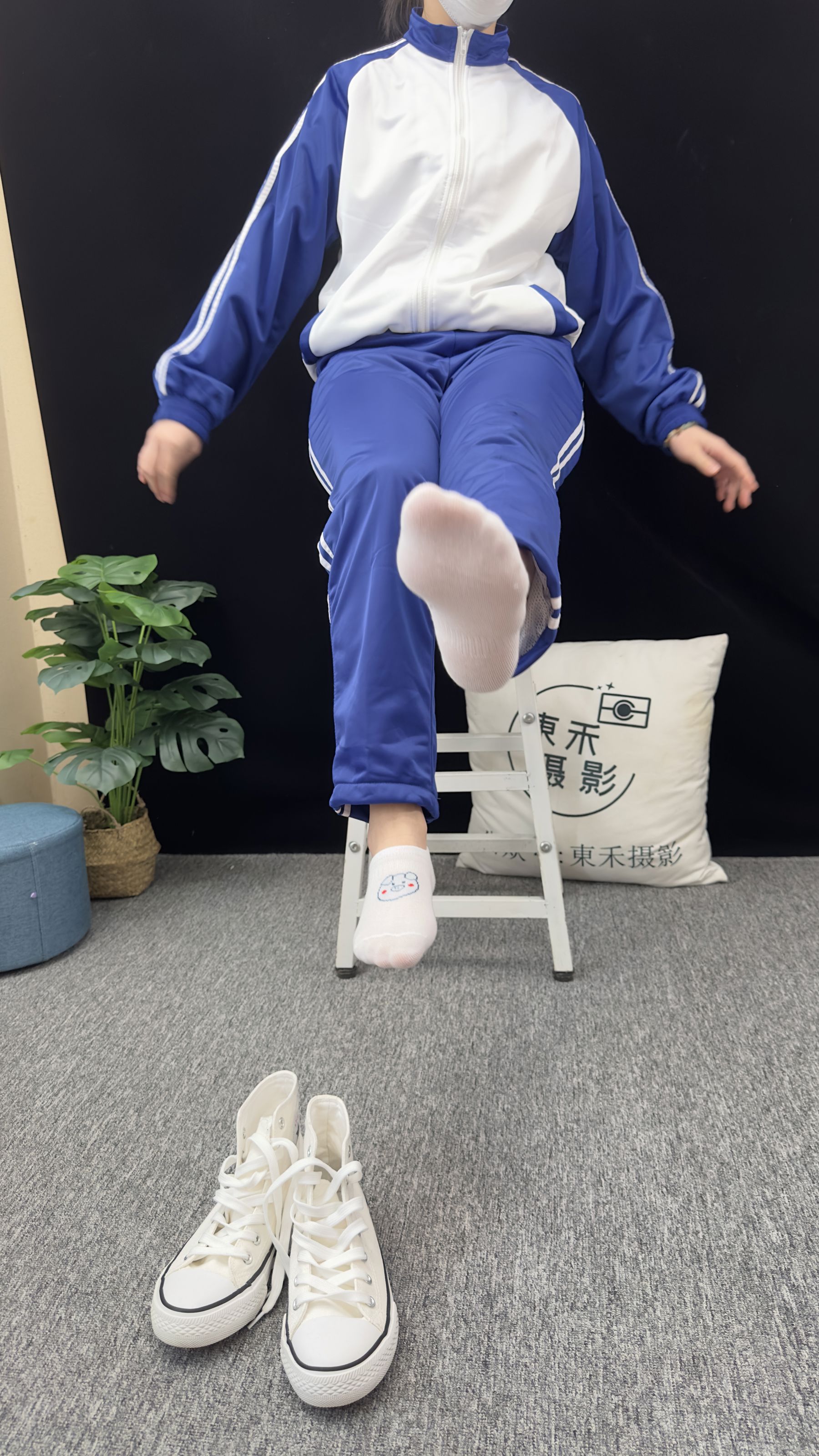 三禾摄影 No.008 校服 帆布鞋 船袜 短丝/(153P)