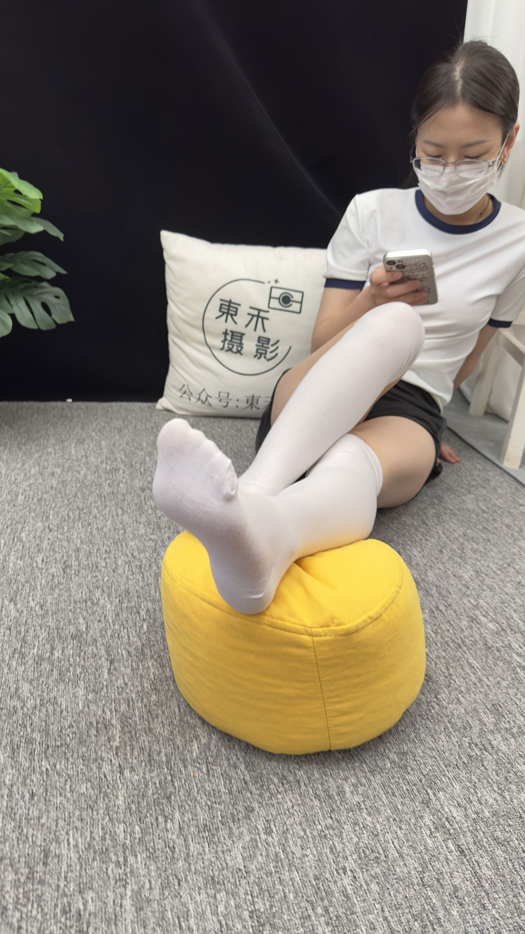 三禾摄影 No.009 体操服 过膝棉袜/(140P)