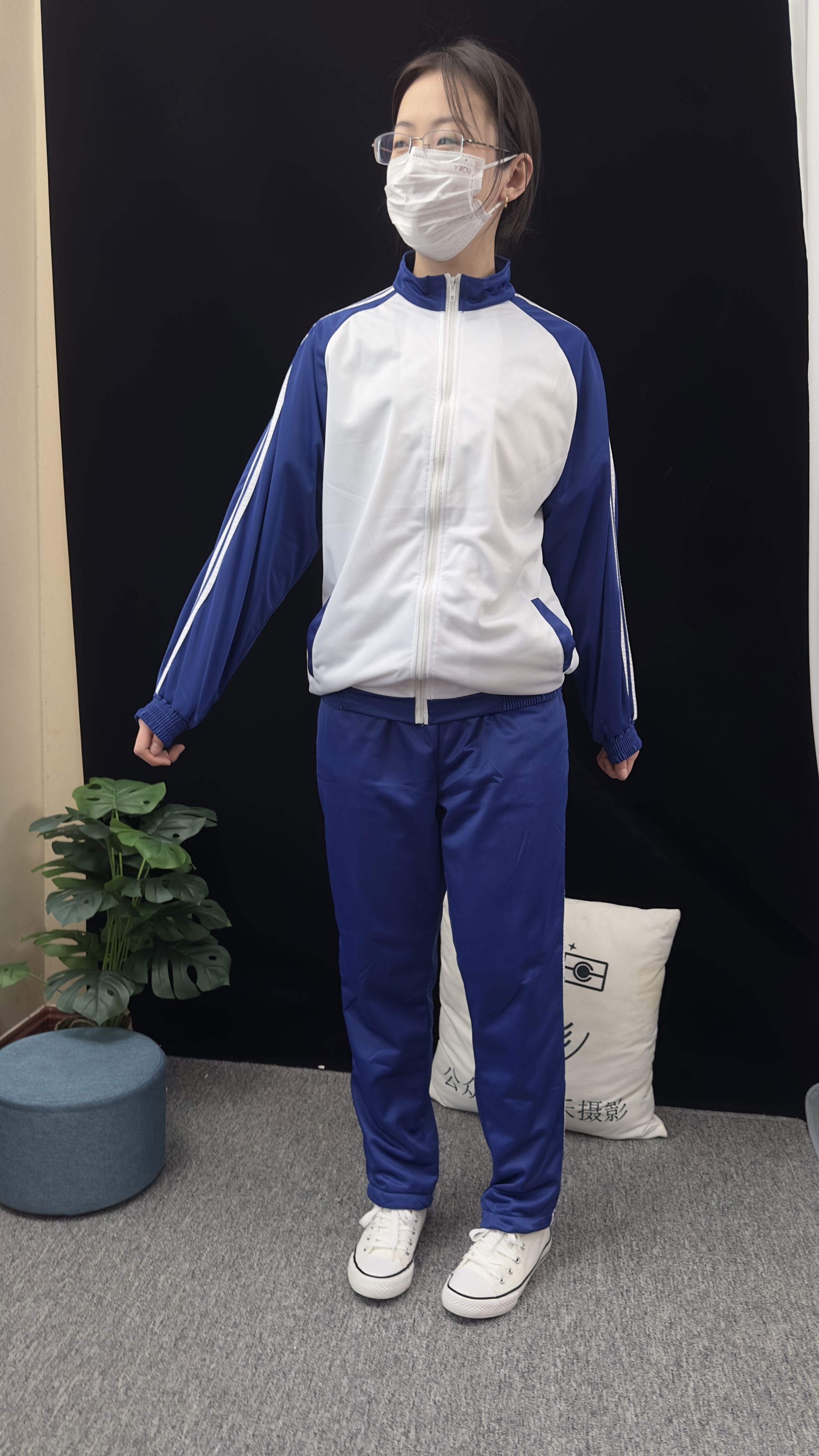 三禾摄影 No.008 校服 帆布鞋 船袜 短丝/(153P)