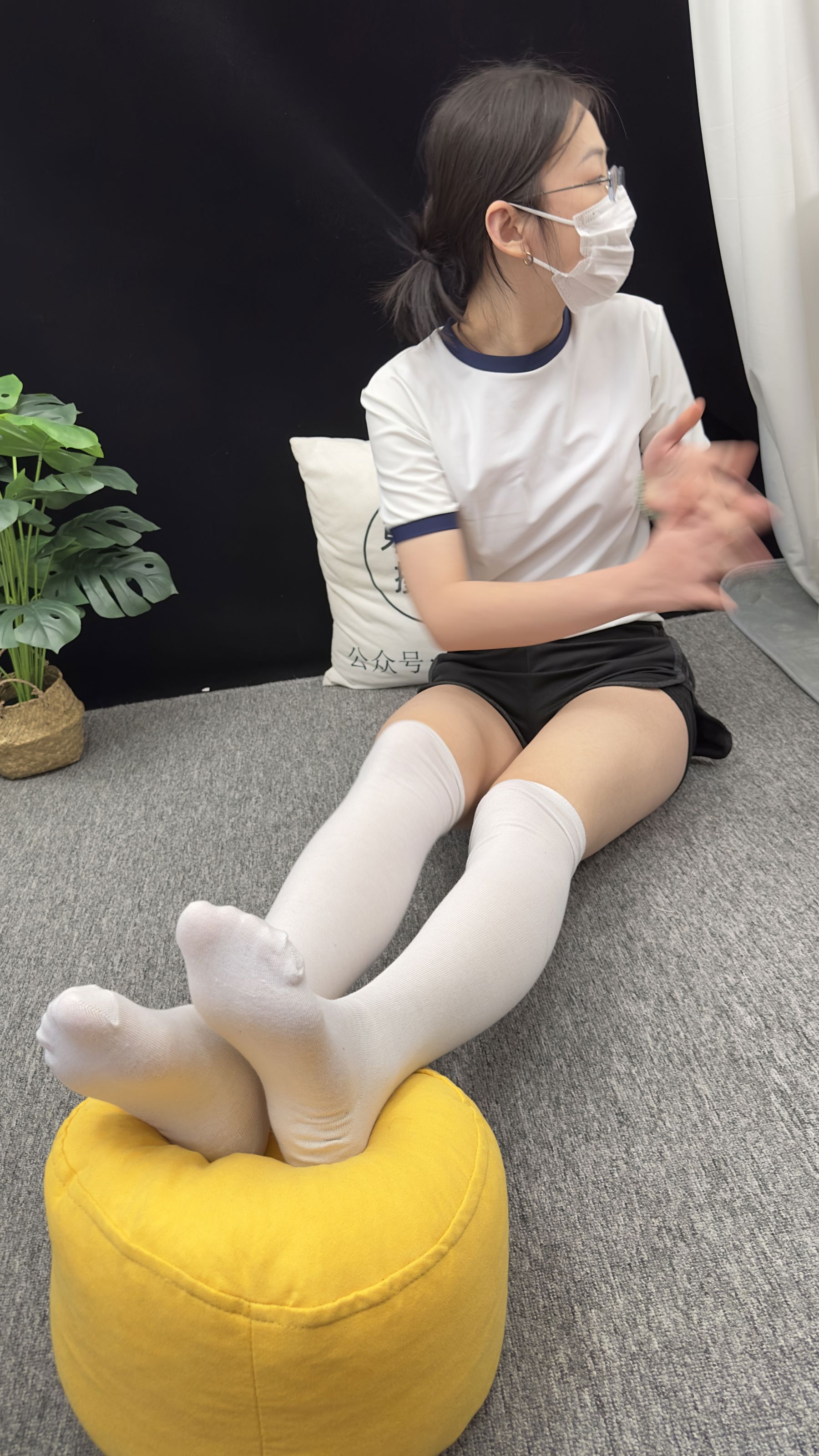 三禾摄影 No.009 体操服 过膝棉袜/(140P)