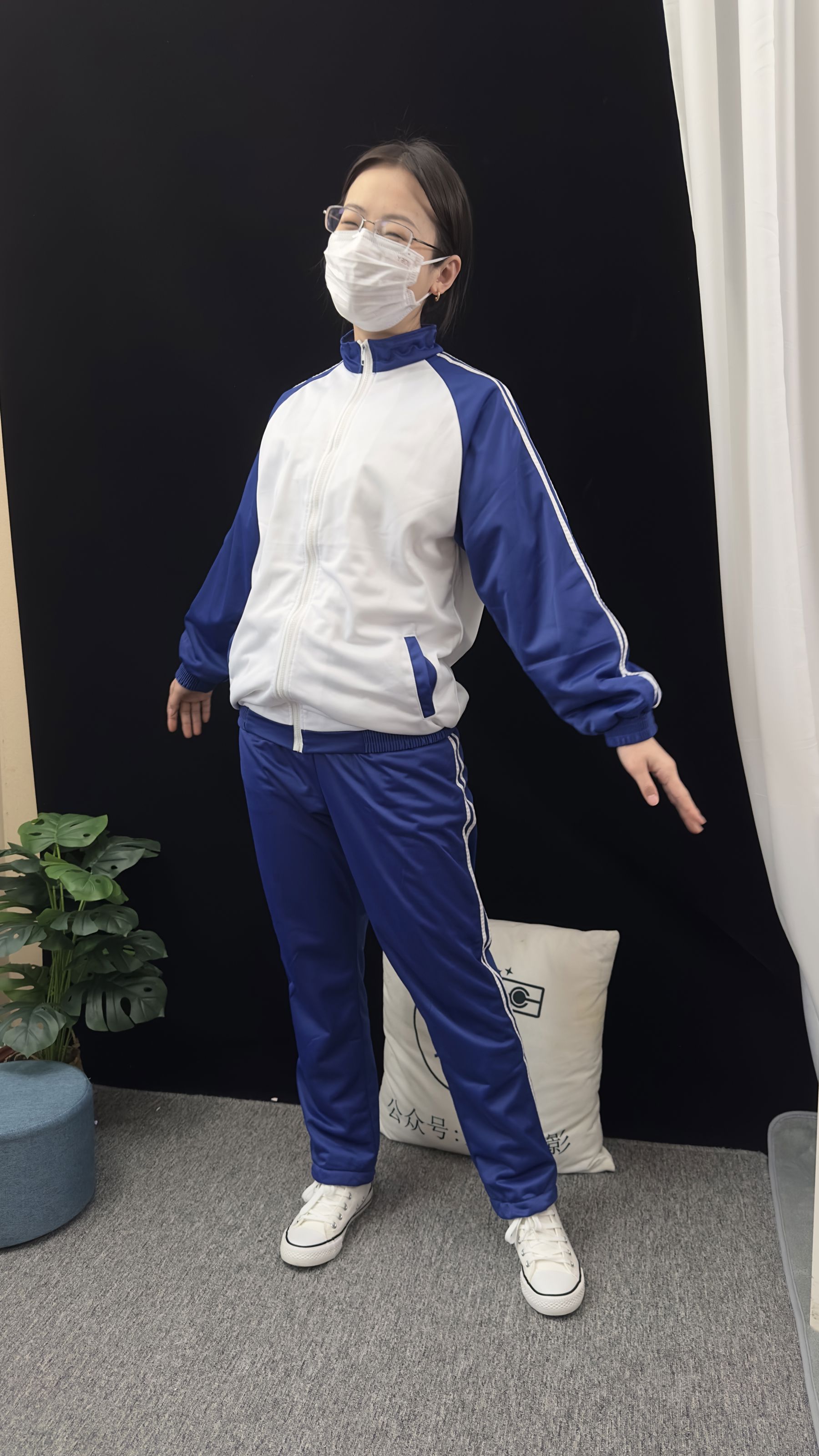 三禾摄影 No.008 校服 帆布鞋 船袜 短丝/(153P)