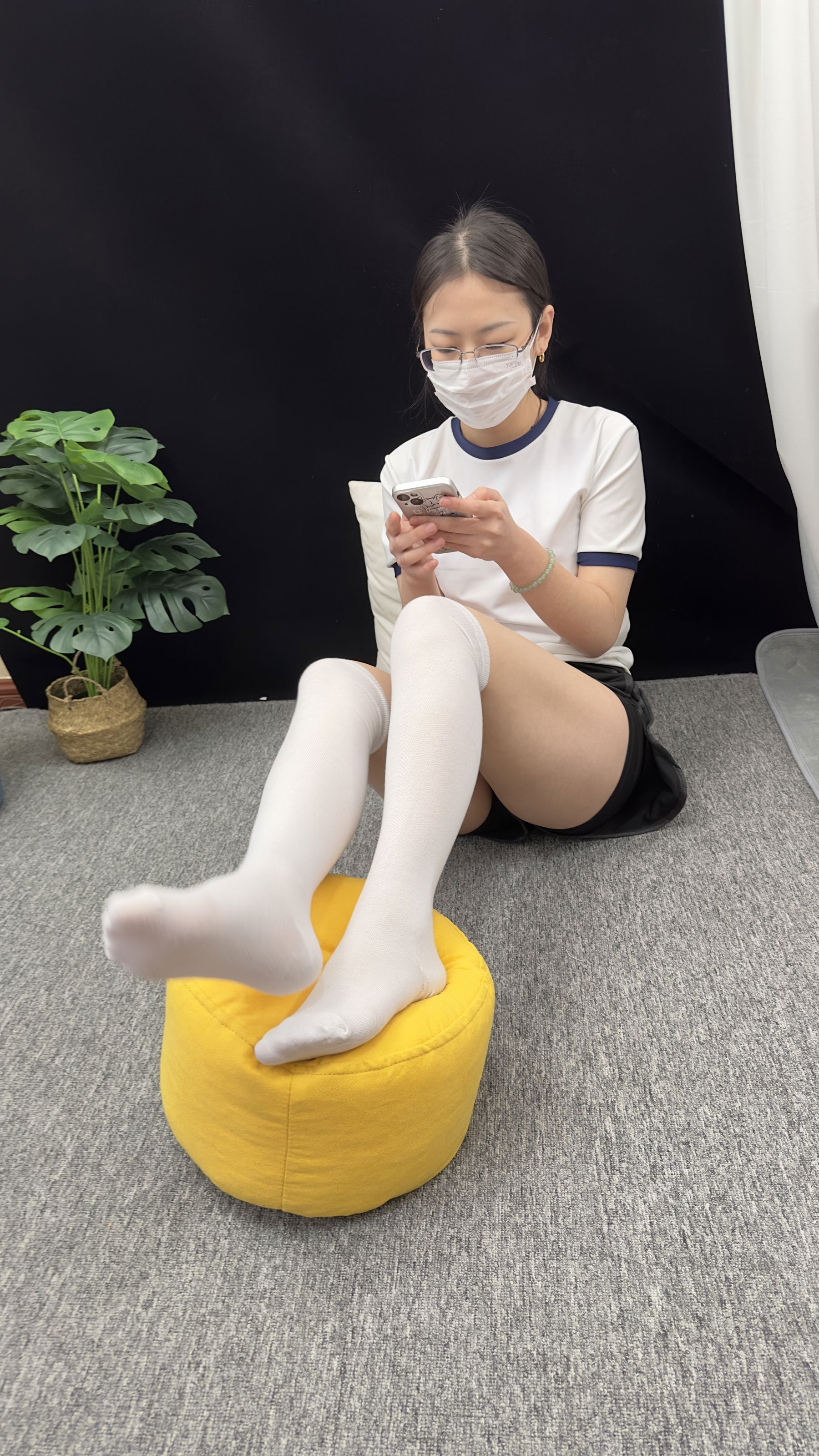 三禾摄影 No.009 体操服 过膝棉袜/(140P)