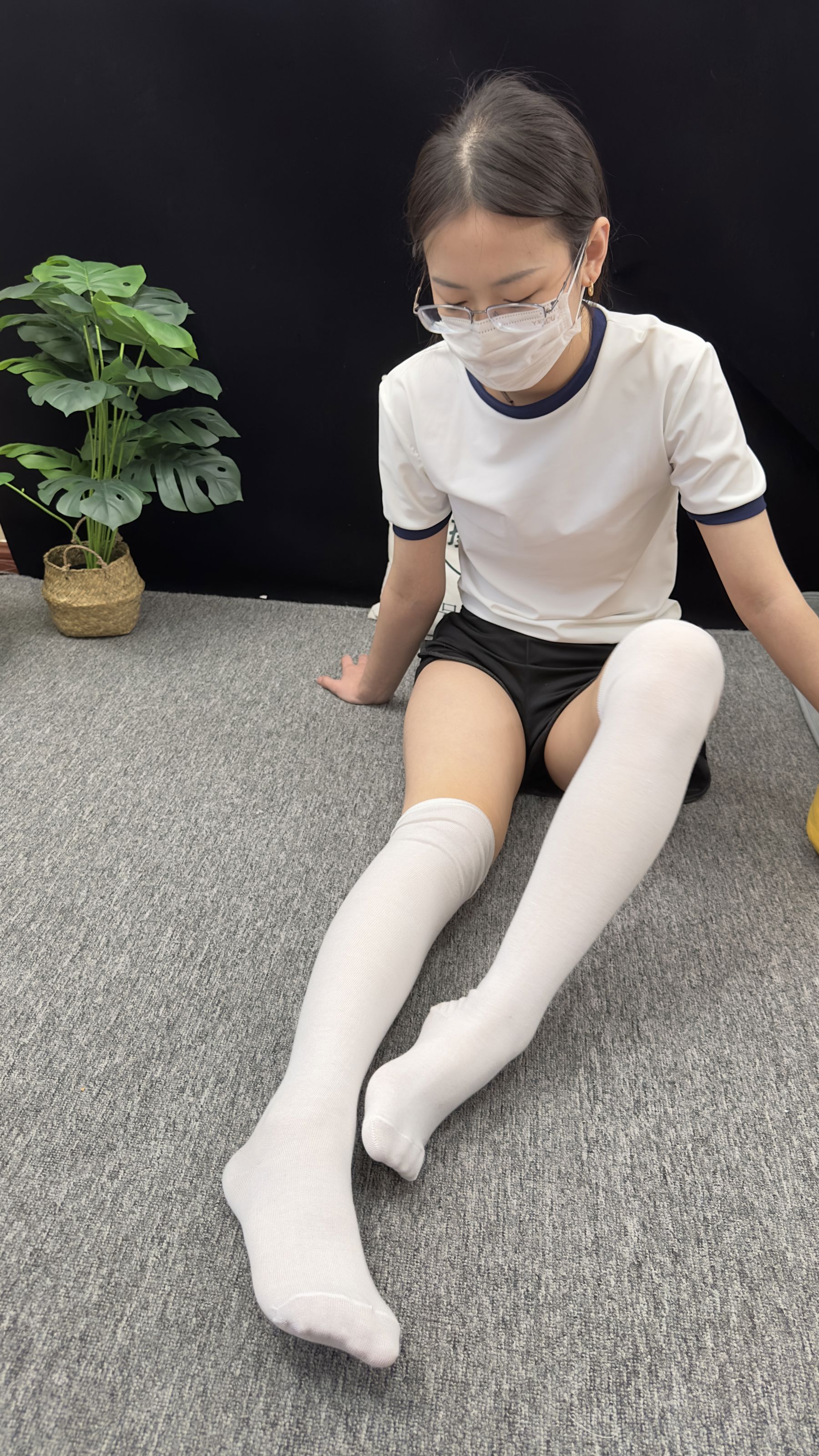 三禾摄影 No.009 体操服 过膝棉袜/(140P)