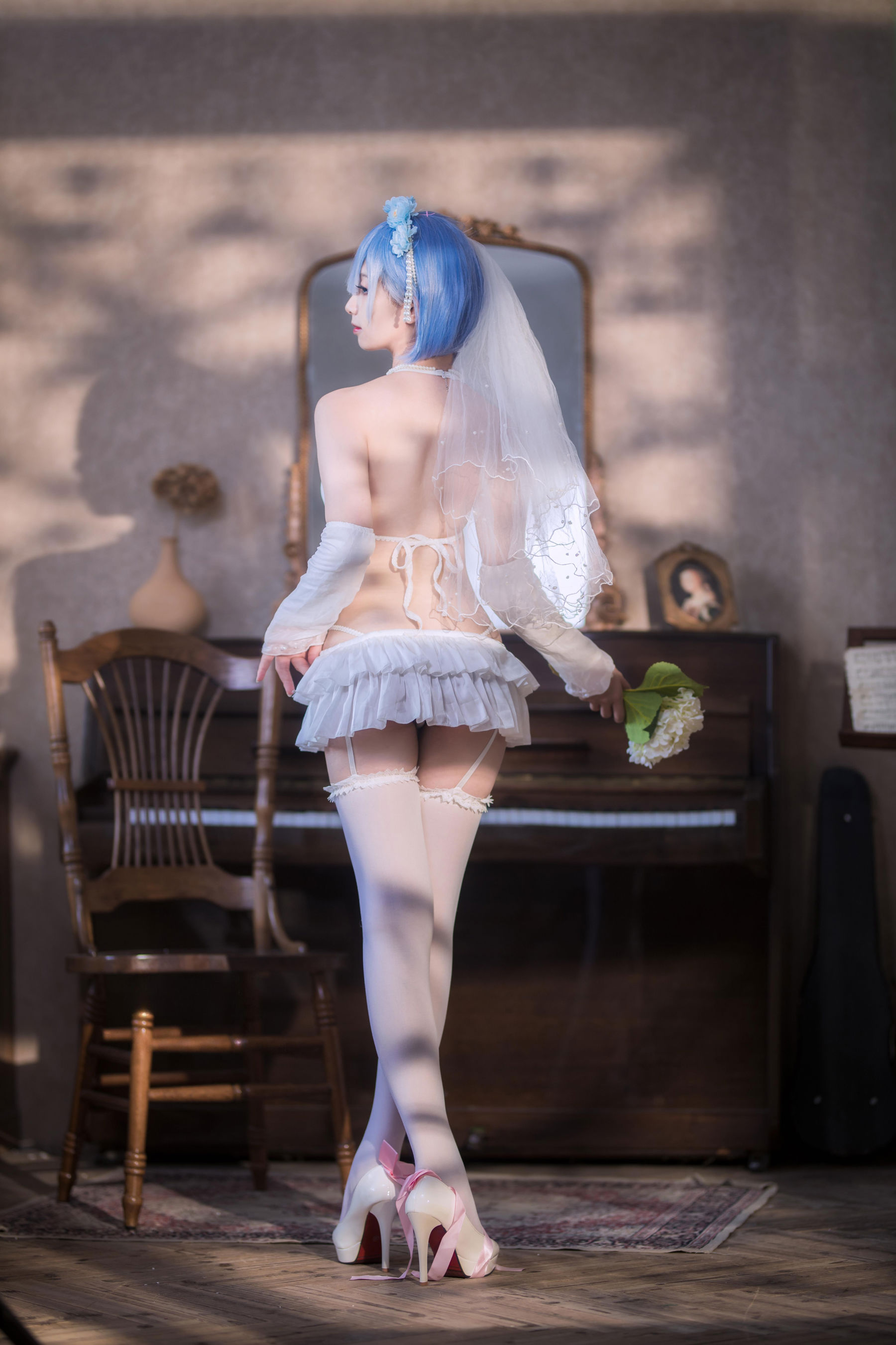 动漫博主 封疆疆v - 蕾姆花嫁/(26P)