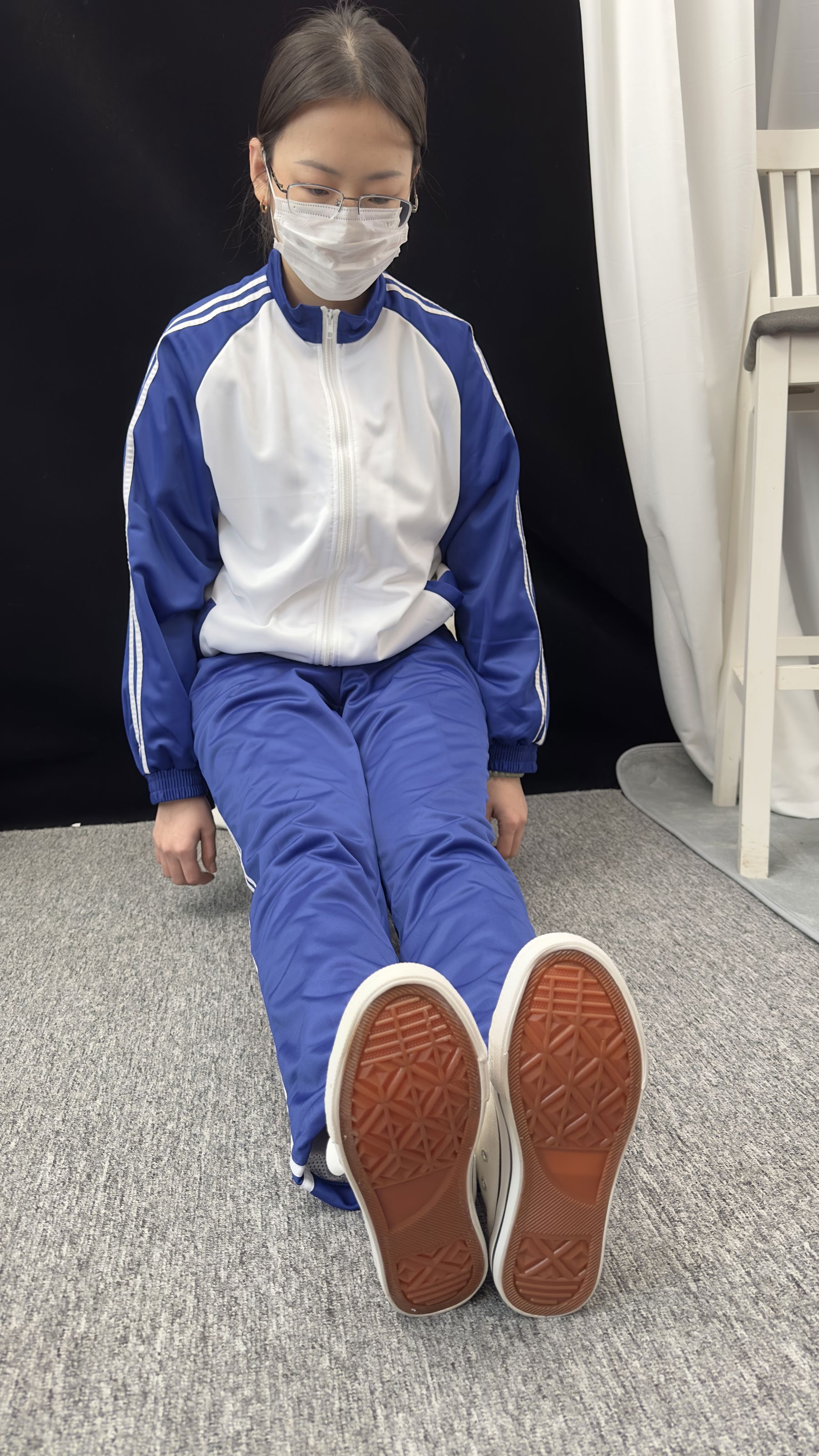 三禾摄影 No.008 校服 帆布鞋 船袜 短丝/(153P)