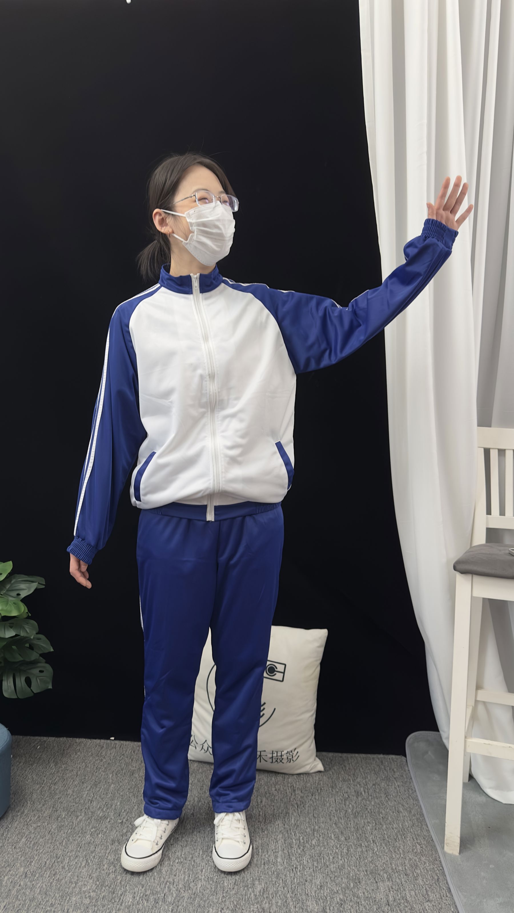 三禾摄影 No.008 校服 帆布鞋 船袜 短丝/(153P)