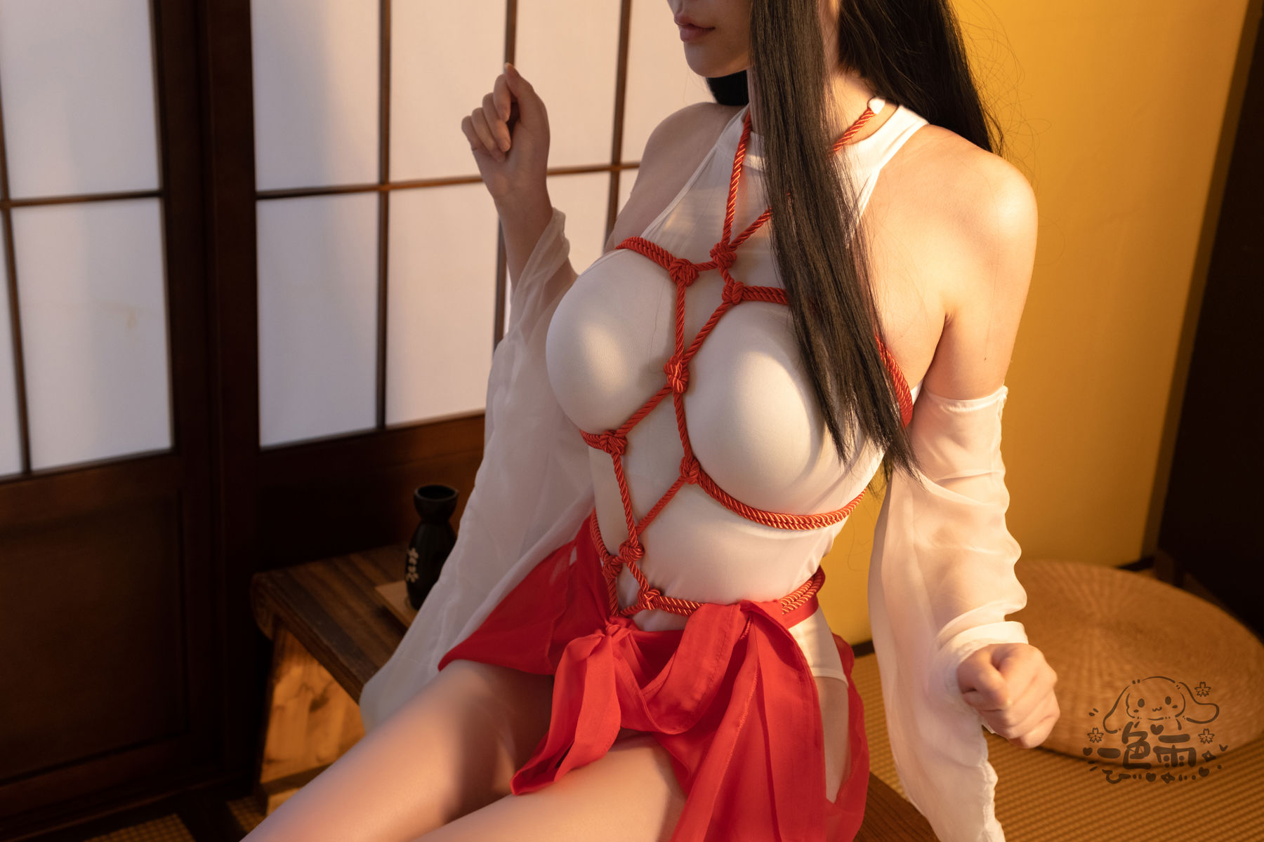 一色雨 - 捆绑巫女/(30P)