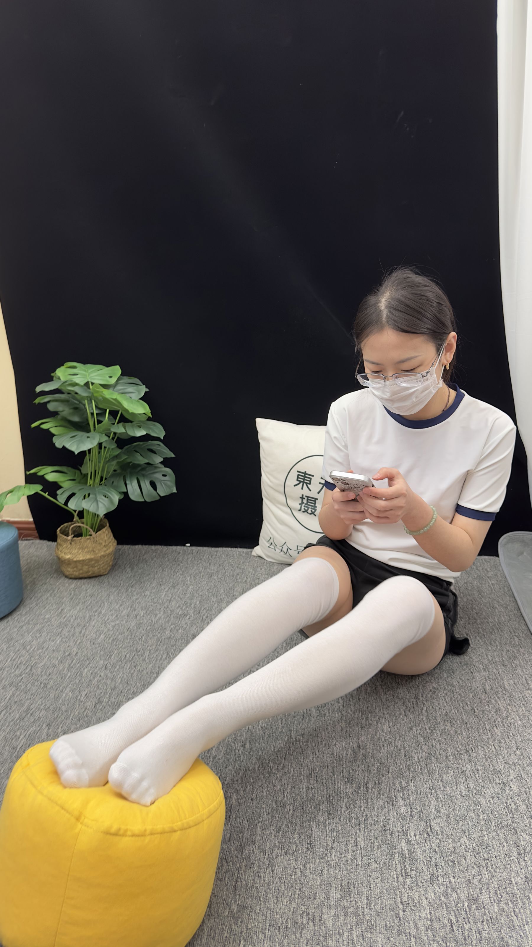 三禾摄影 No.009 体操服 过膝棉袜/(140P)