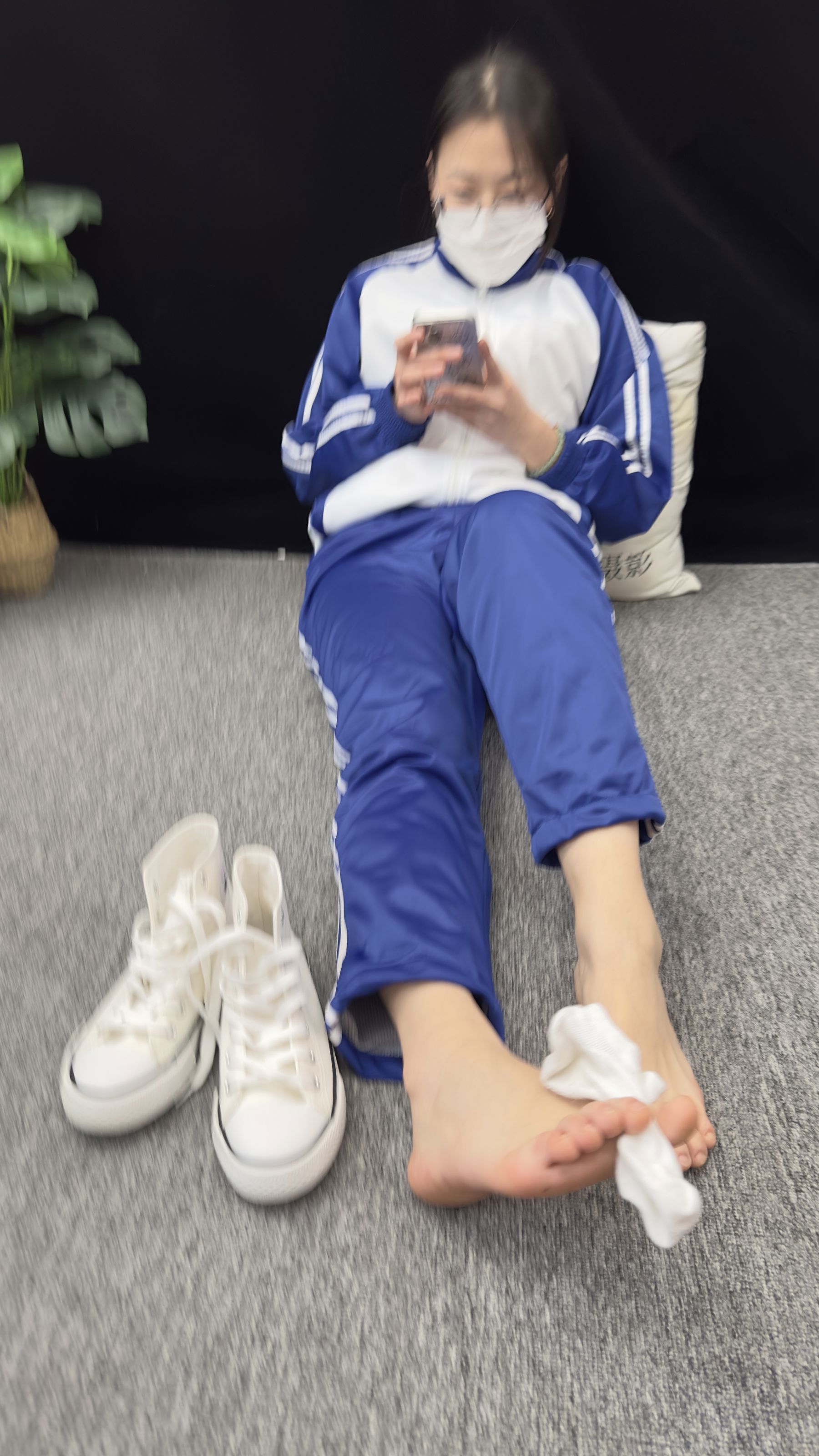 三禾摄影 No.008 校服 帆布鞋 船袜 短丝/(153P)