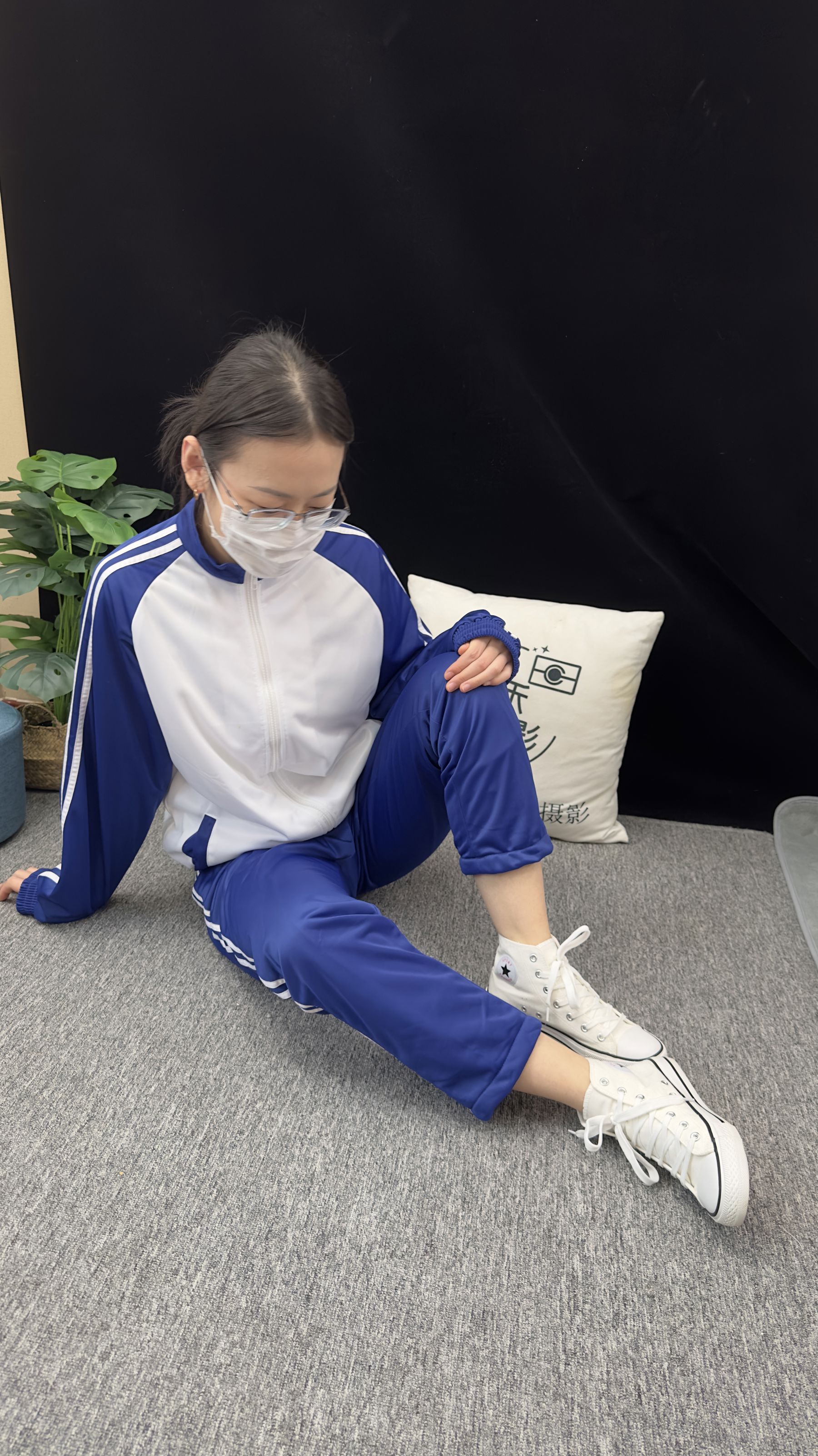 三禾摄影 No.008 校服 帆布鞋 船袜 短丝/(153P)