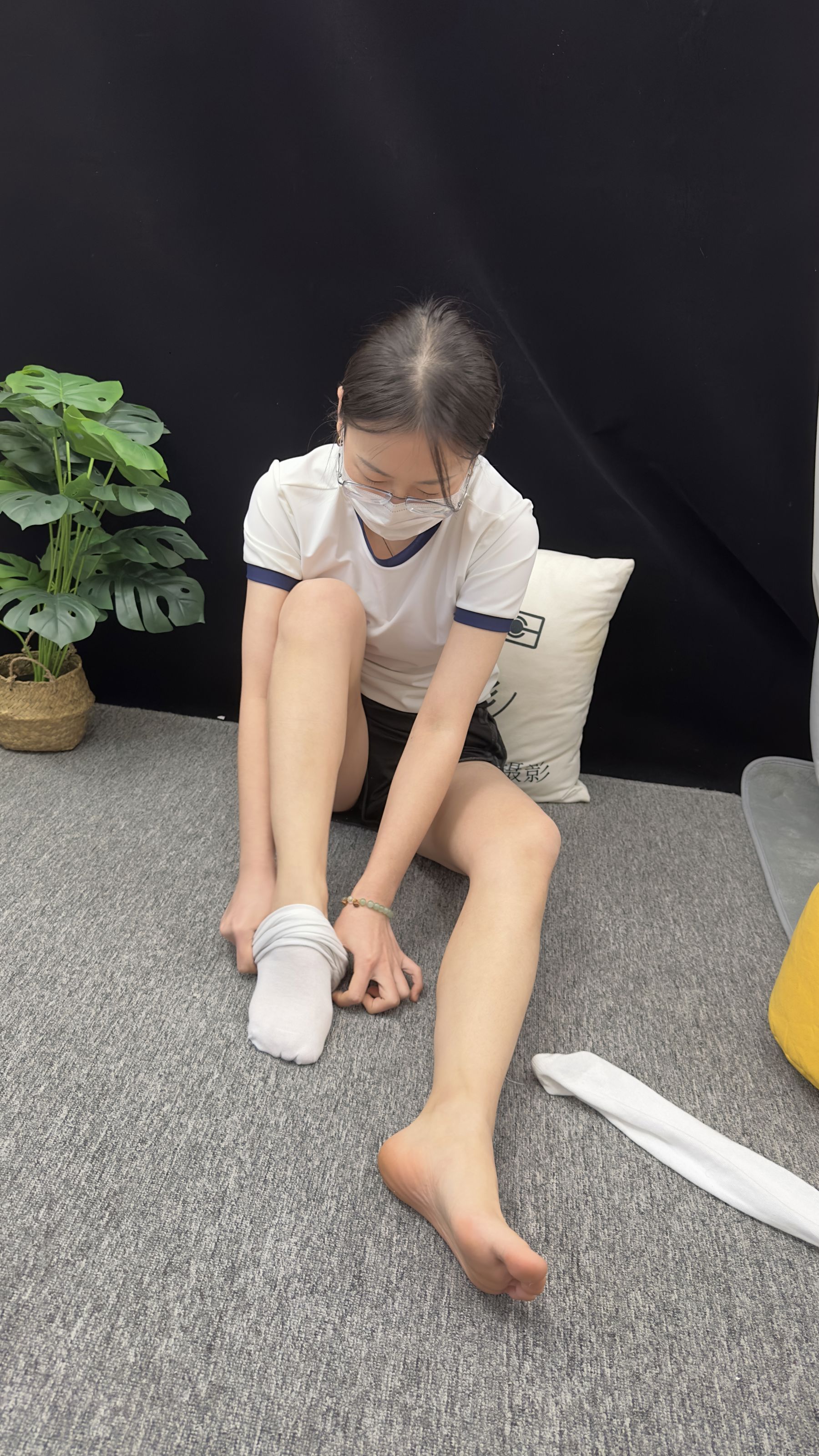 三禾摄影 No.009 体操服 过膝棉袜/(140P)