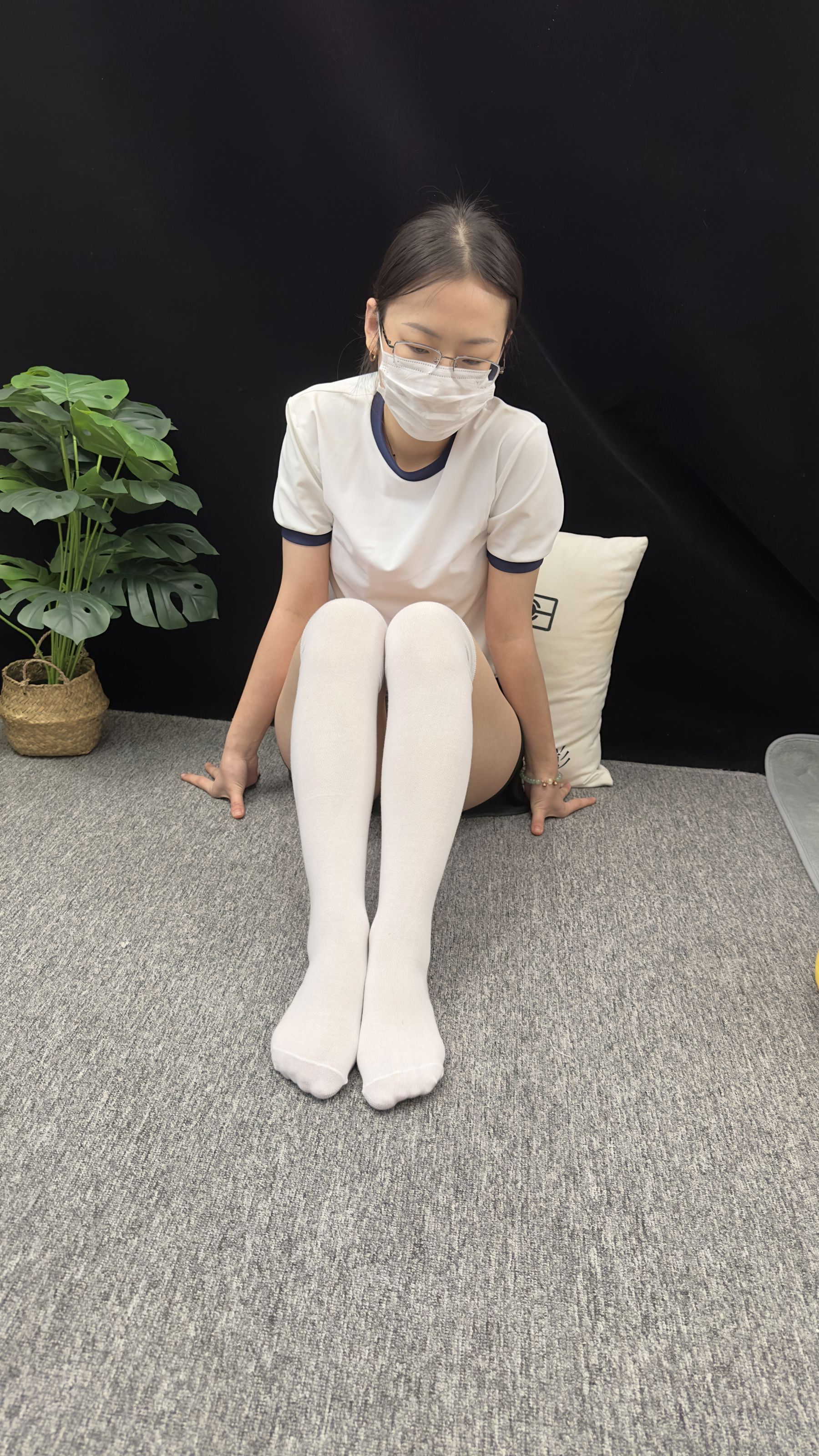 三禾摄影 No.009 体操服 过膝棉袜/(140P)