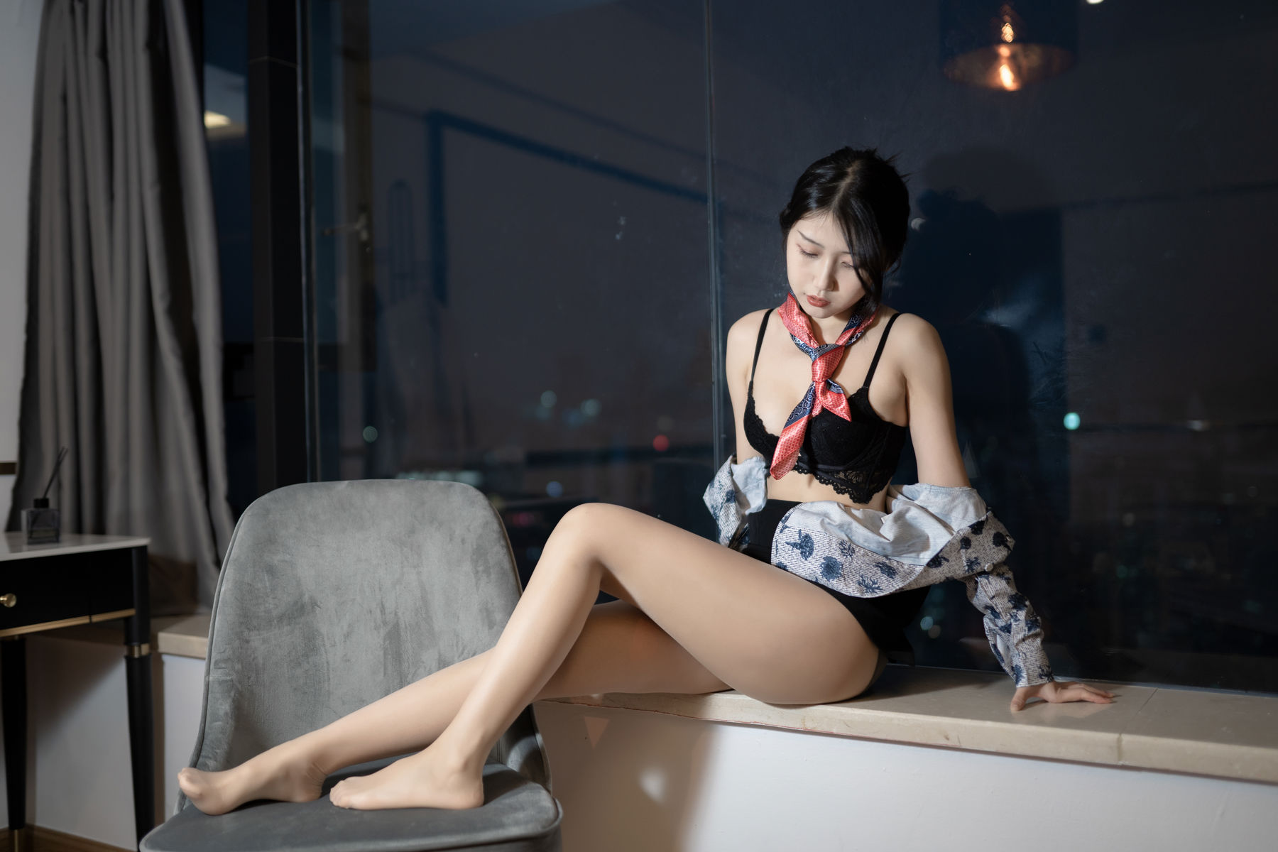 微博人气Coser 不呆猫 - 东航空姐/(66P)