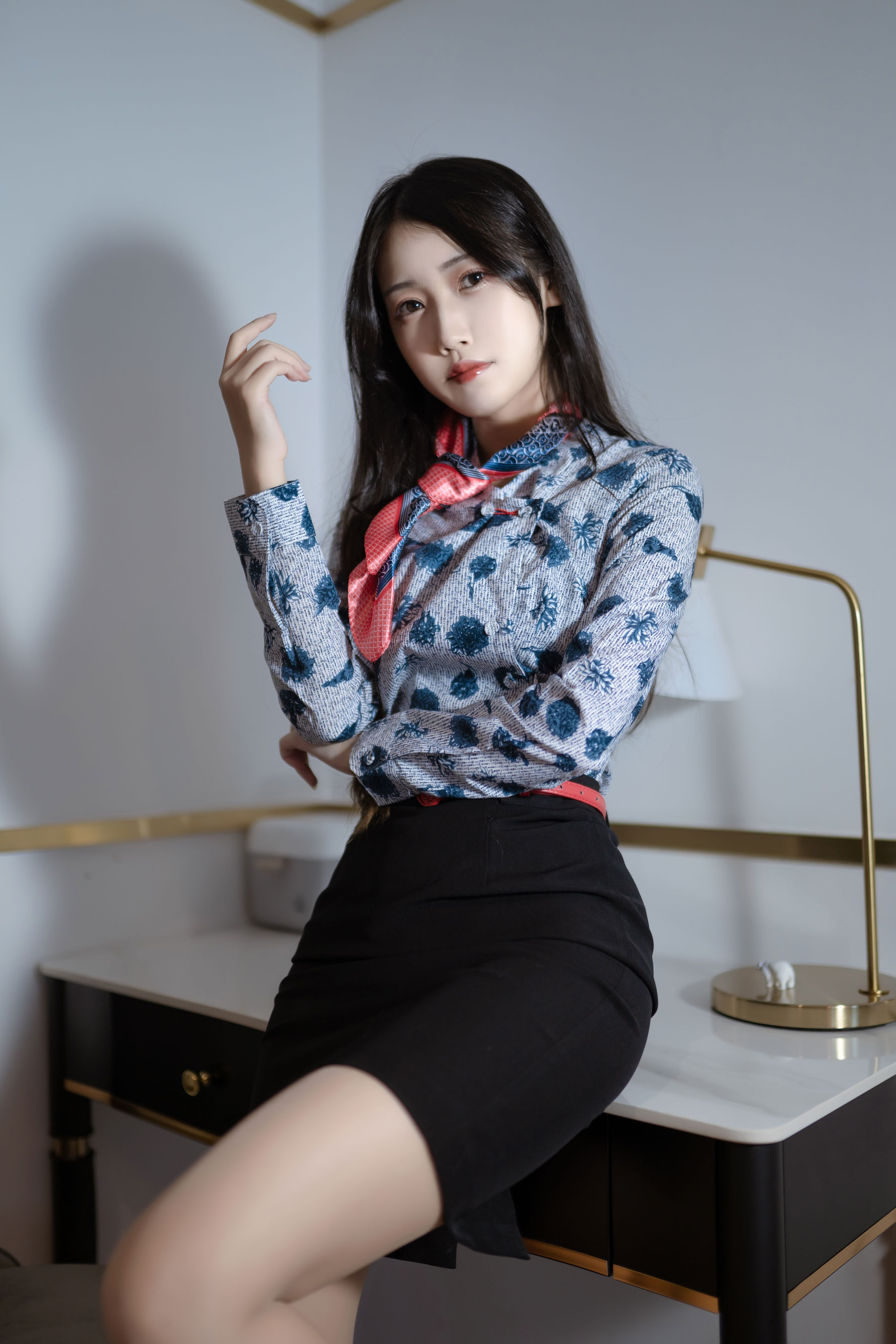 微博人气Coser 不呆猫 - 东航空姐/(66P)