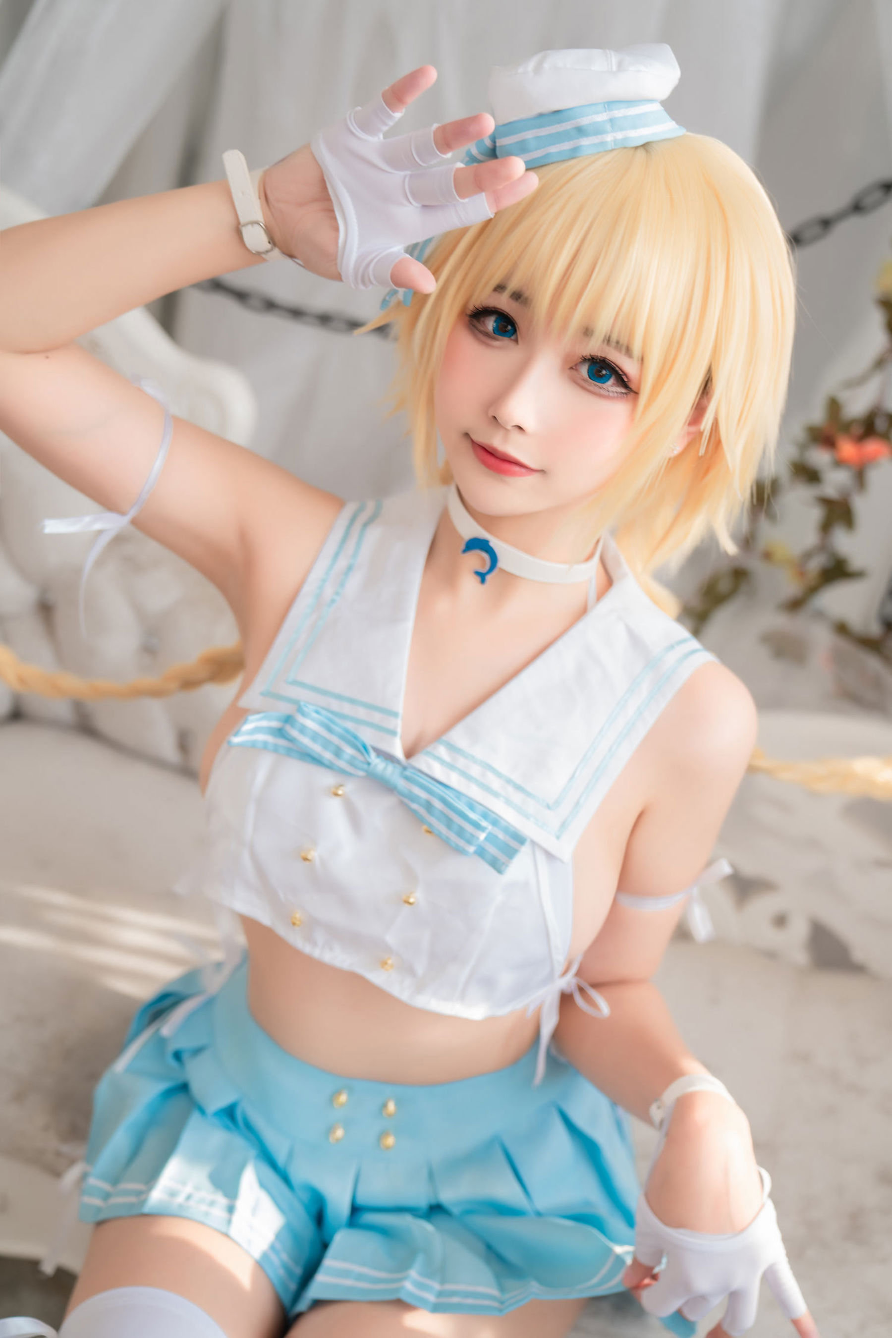 微博妹子 Momoko葵葵&瓜希酱 - FATE 黑白贞德/(60P)