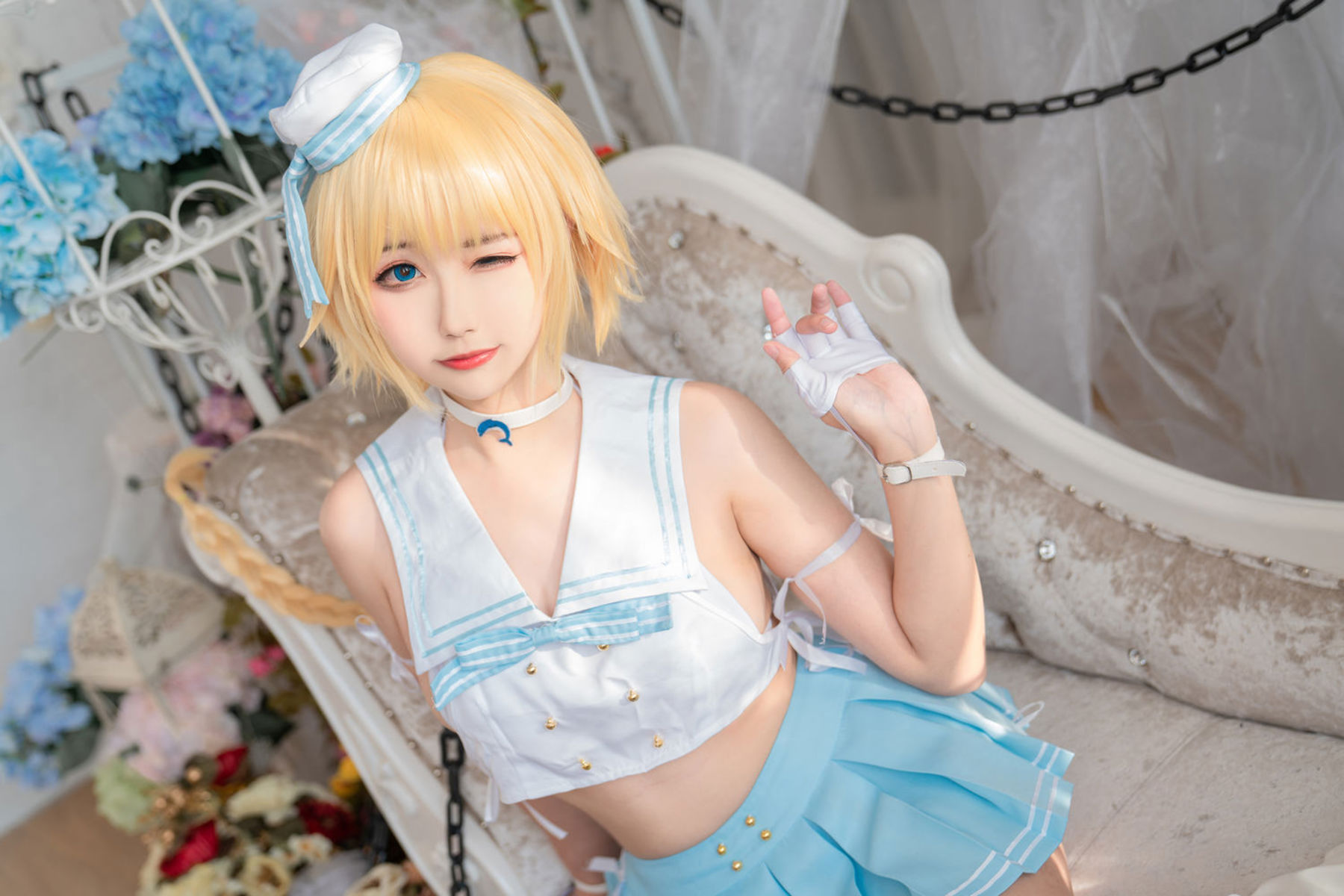 微博妹子 Momoko葵葵&瓜希酱 - FATE 黑白贞德/(60P)