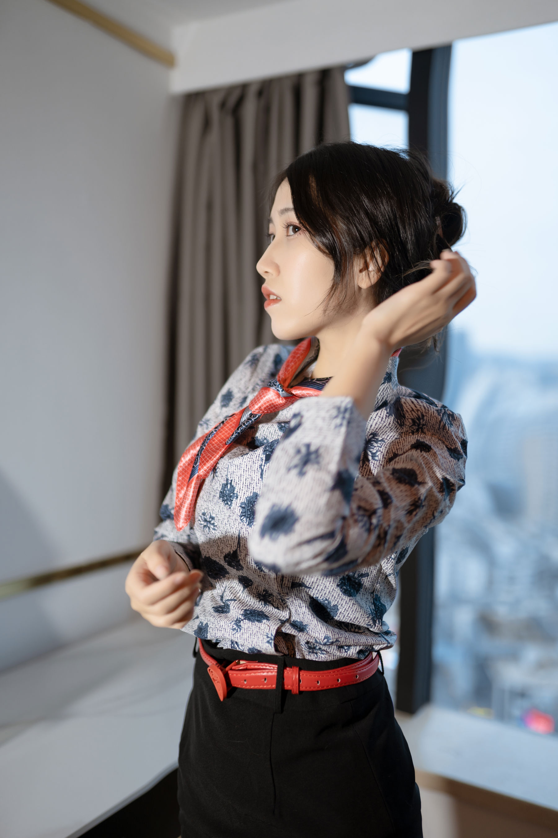 微博人气Coser 不呆猫 - 东航空姐/(66P)