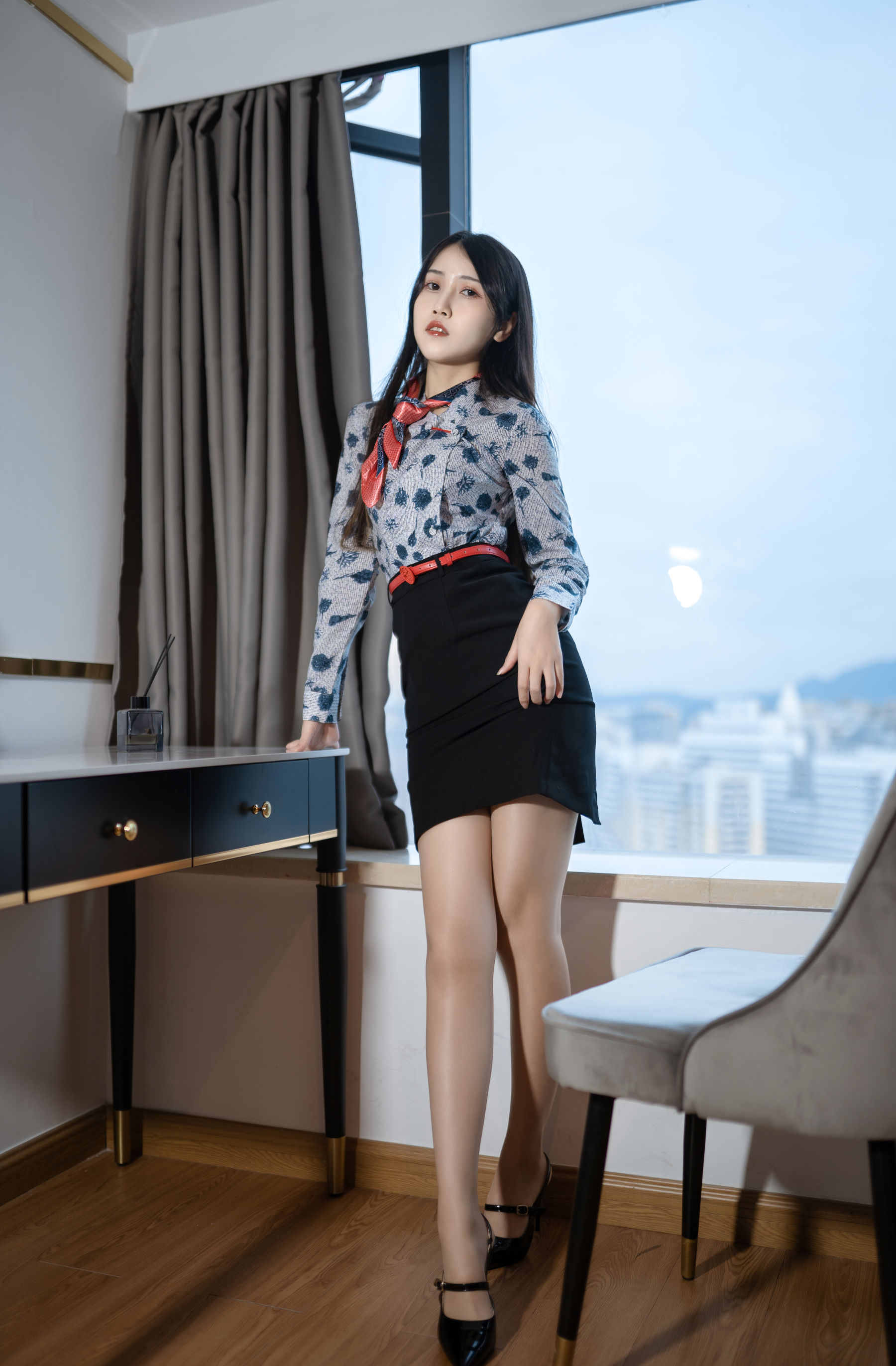 微博人气Coser 不呆猫 - 东航空姐/(66P)