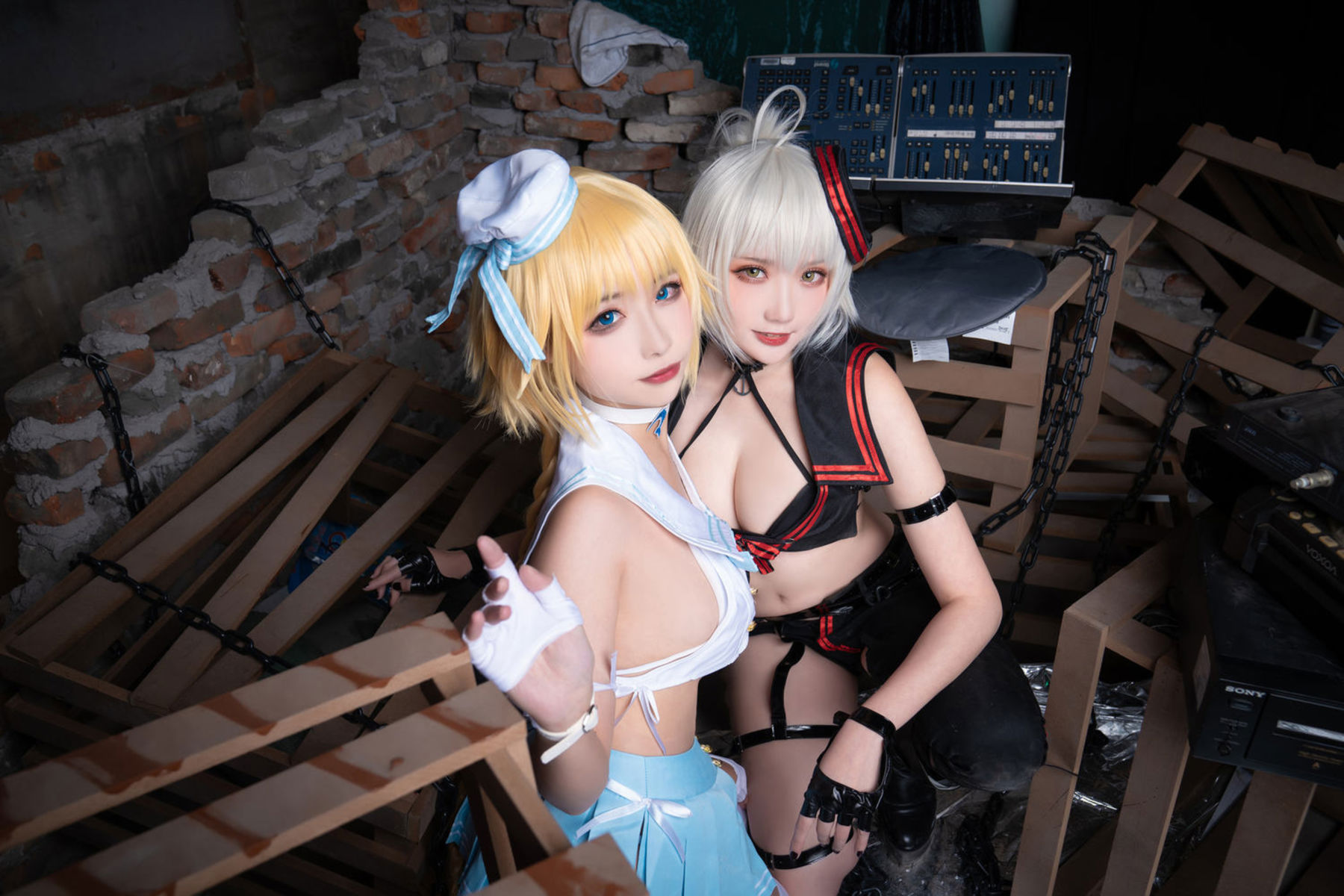 微博妹子 Momoko葵葵&瓜希酱 - FATE 黑白贞德/(60P)