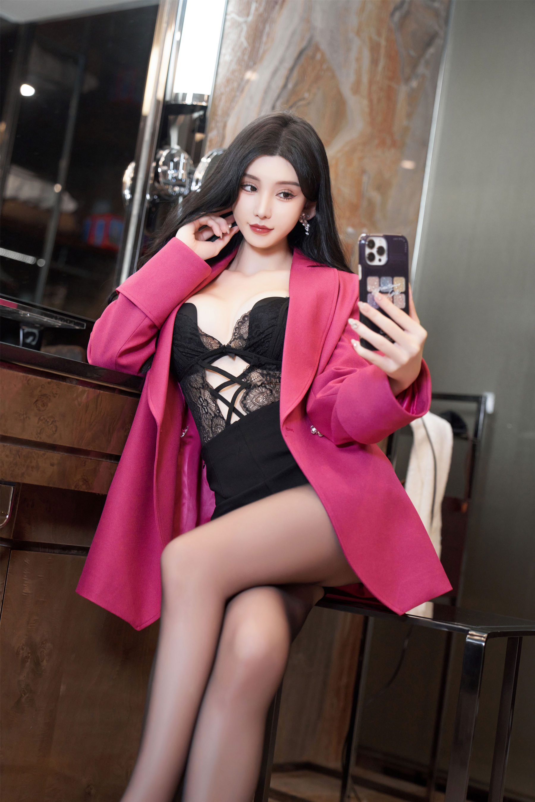 周于希 - 蕾丝黑丝直播/(109P)