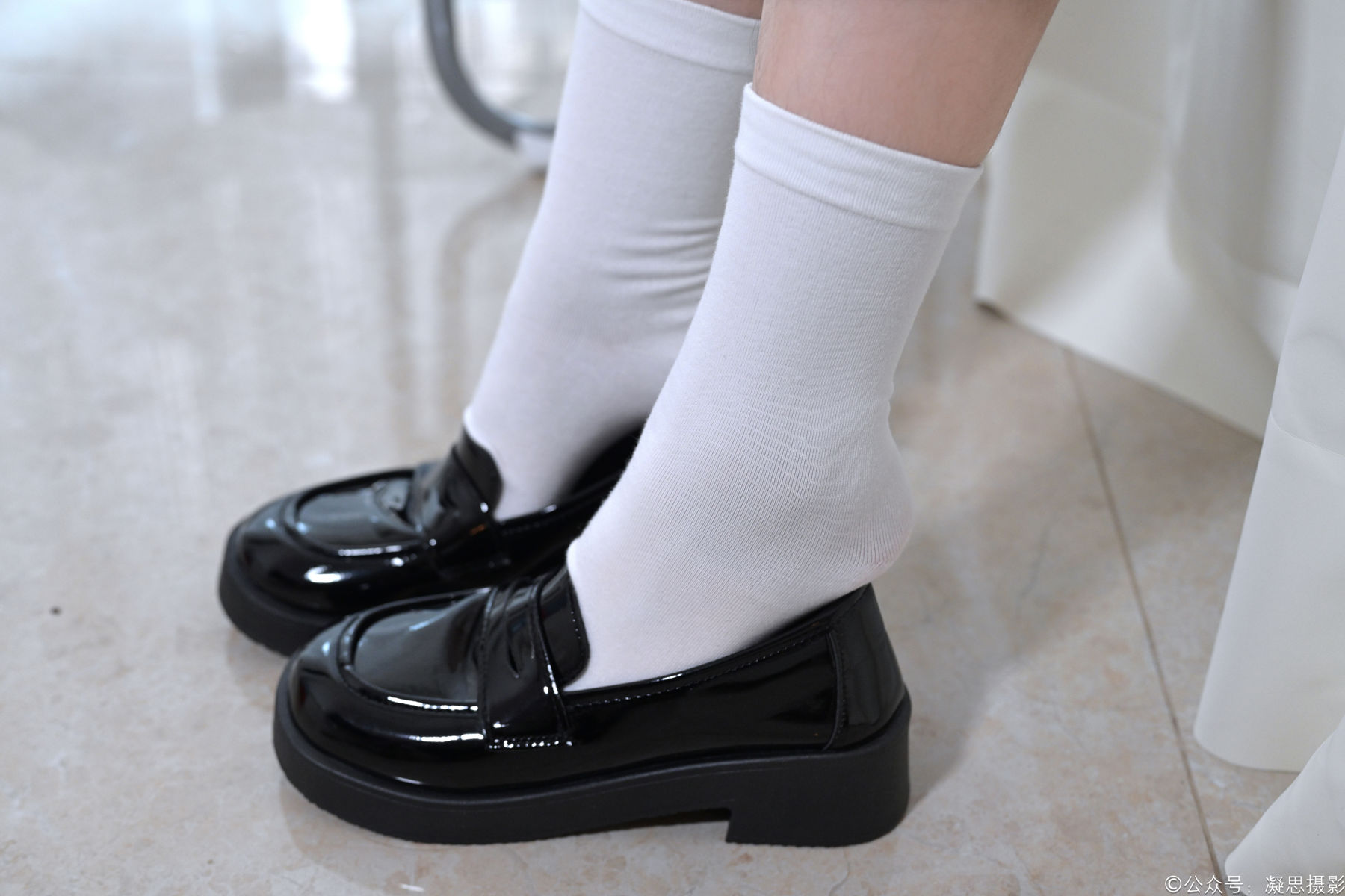 凝思摄影 No.017 铃铃 - JK制服、短白袜、小皮鞋/(167P)