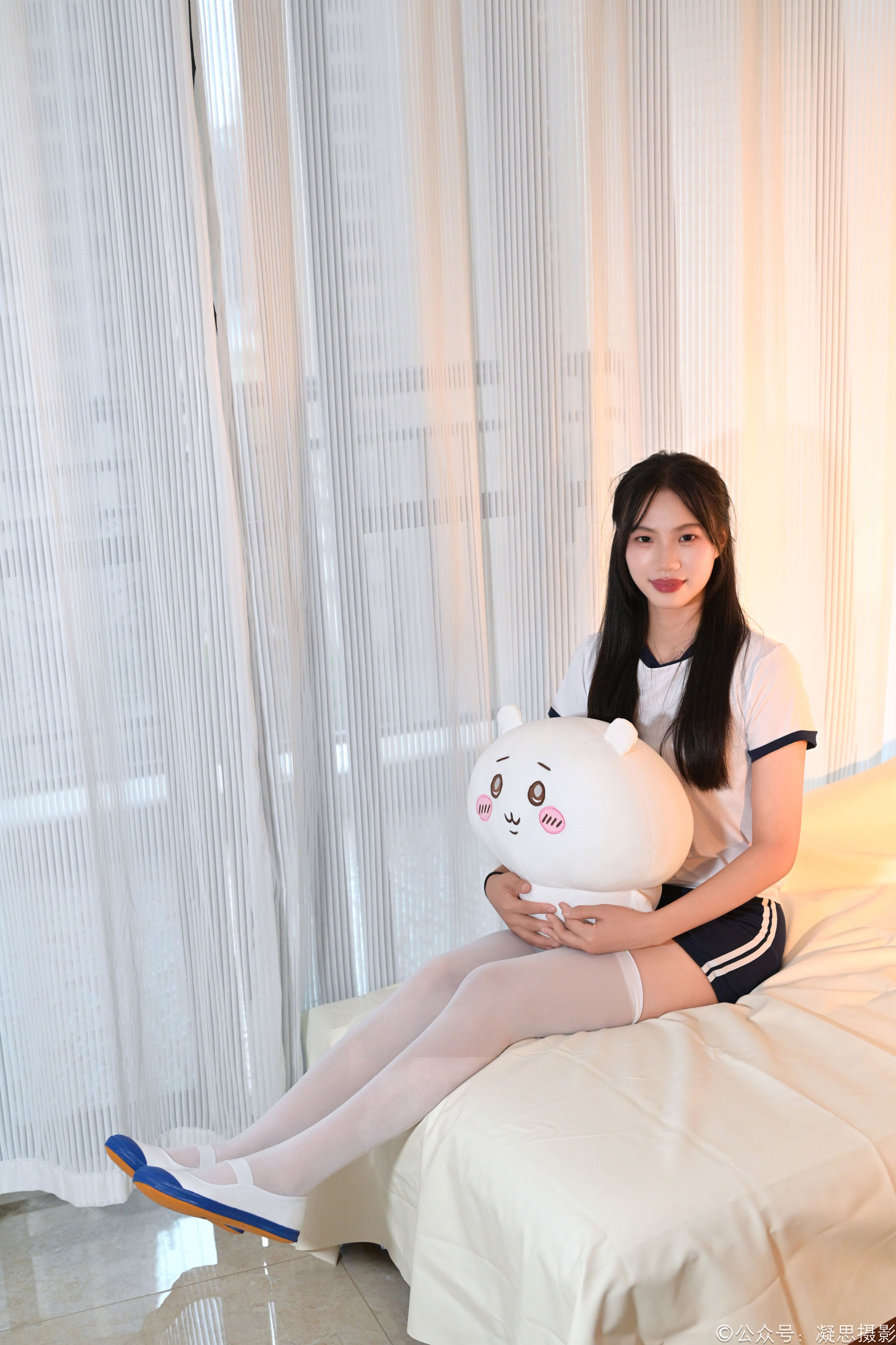 凝思摄影 No.016 德美 - 体操服、过膝袜、室内鞋/(142P)