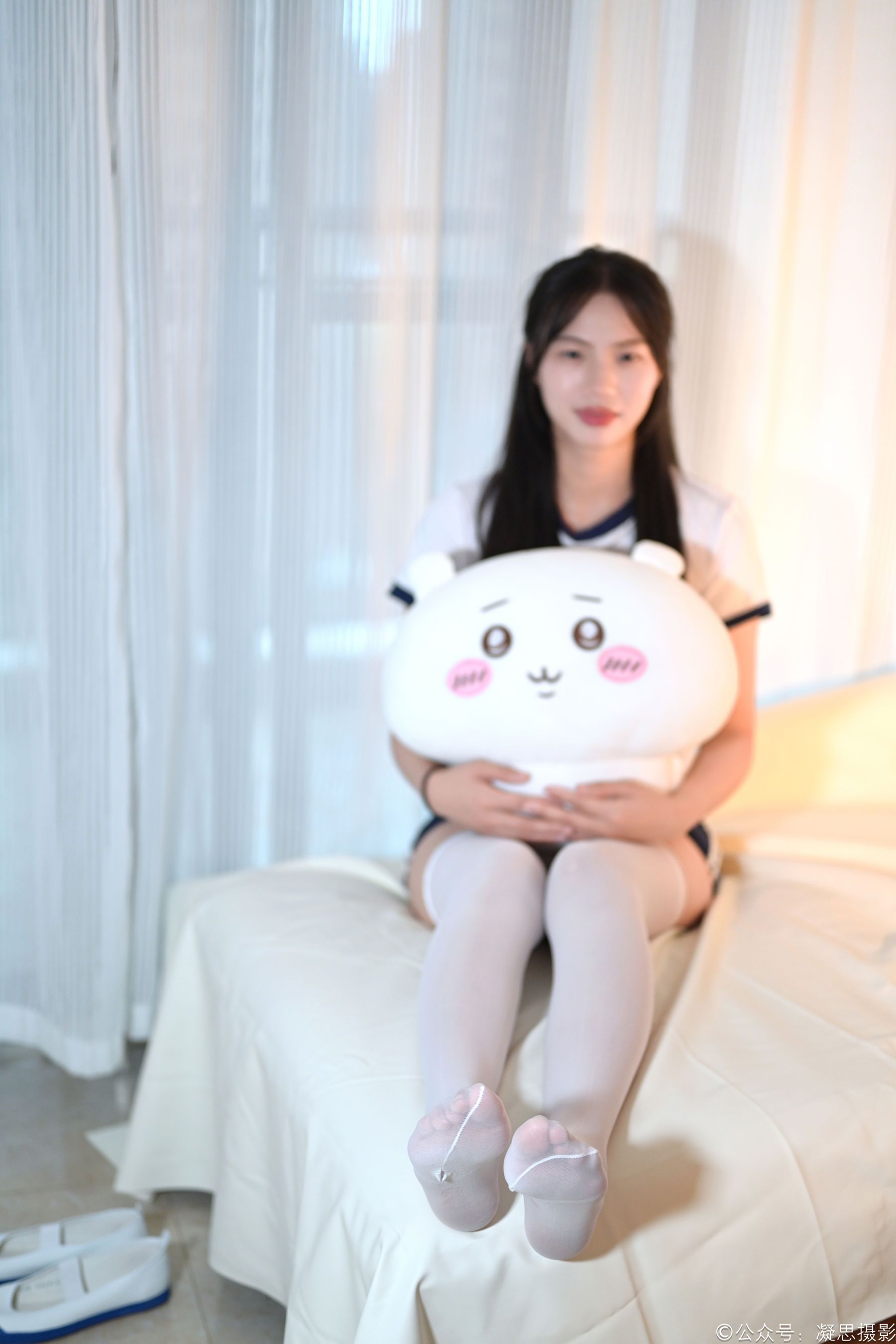 凝思摄影 No.016 德美 - 体操服、过膝袜、室内鞋/(142P)