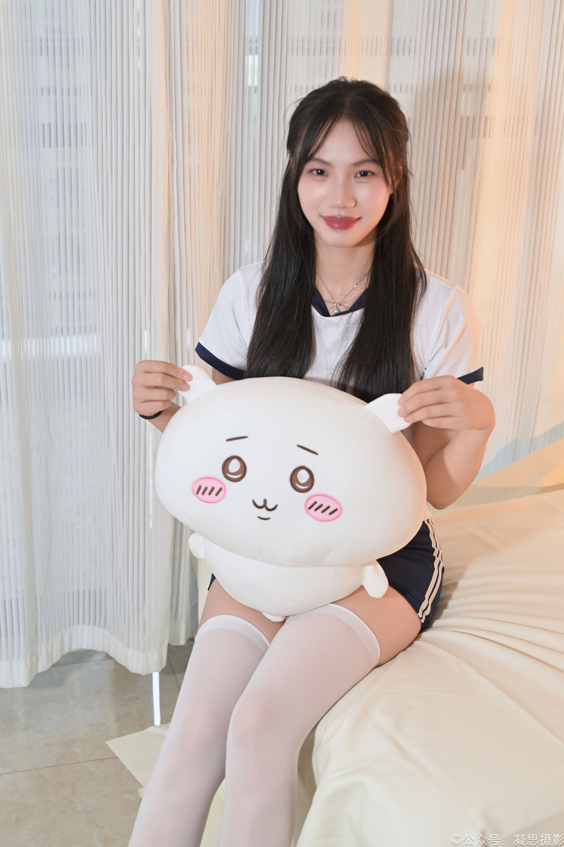 凝思摄影 No.016 德美 - 体操服、过膝袜、室内鞋/(142P)