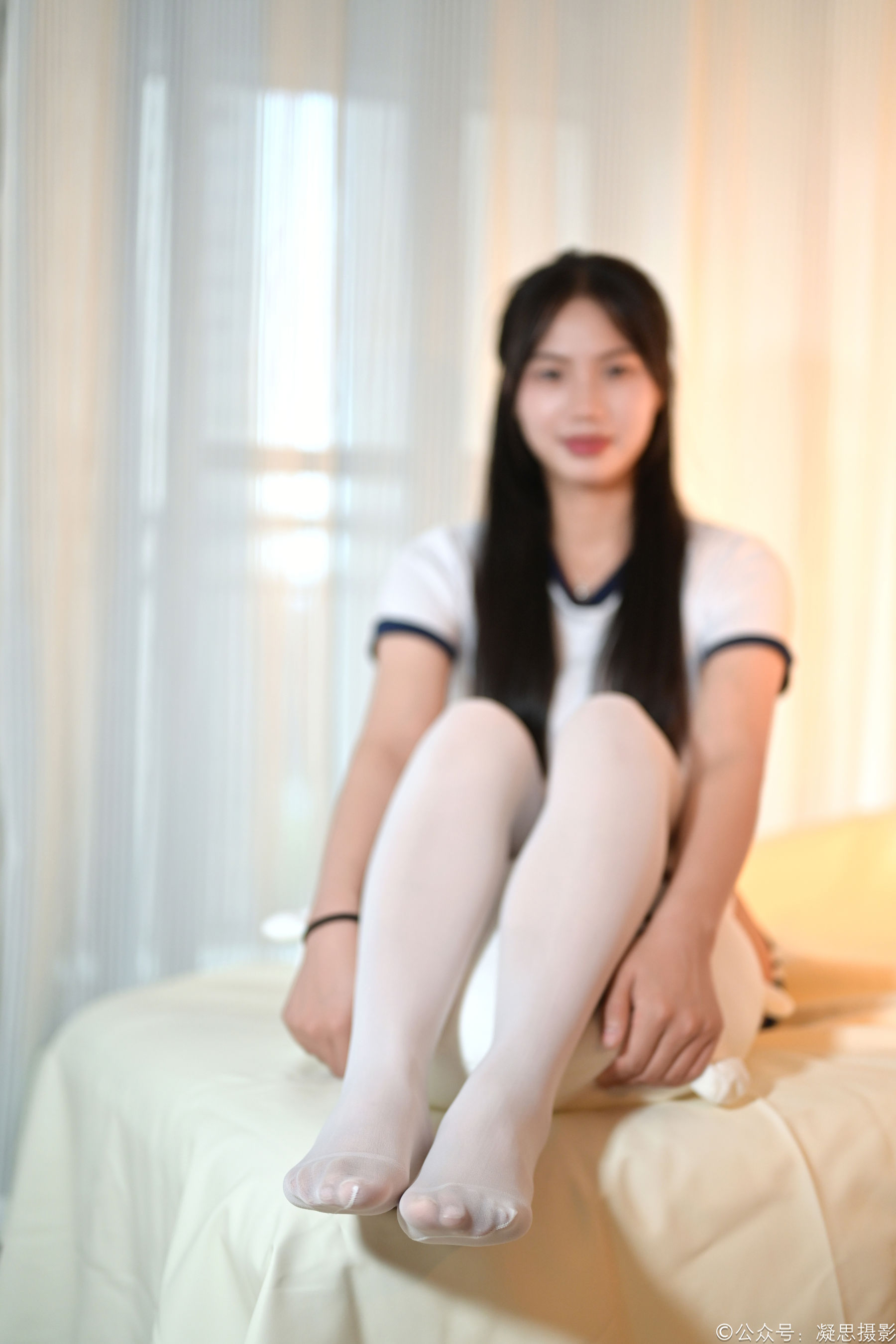 凝思摄影 No.016 德美 - 体操服、过膝袜、室内鞋/(142P)