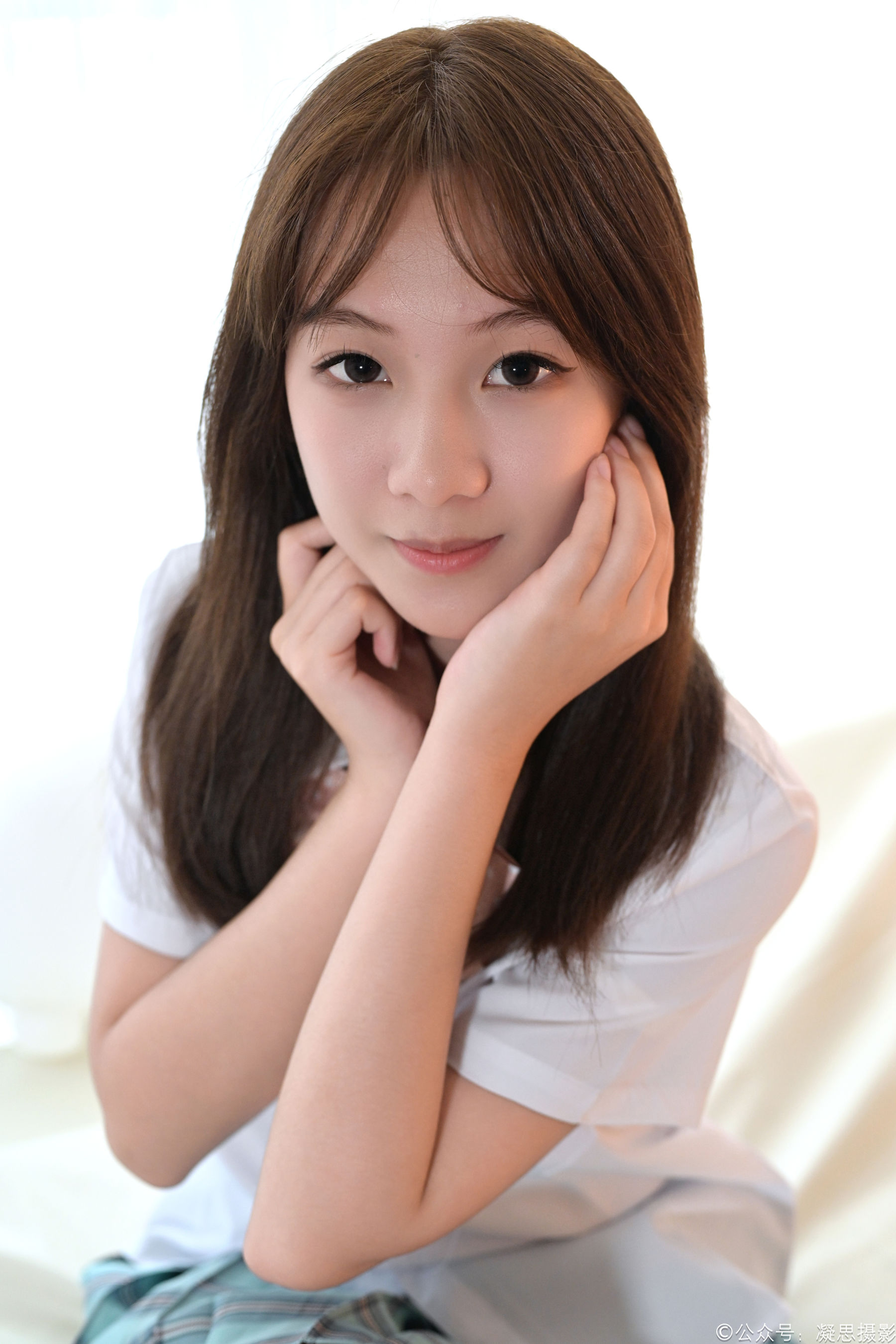 凝思摄影 No.017 铃铃 - JK制服、短白袜、小皮鞋/(167P)