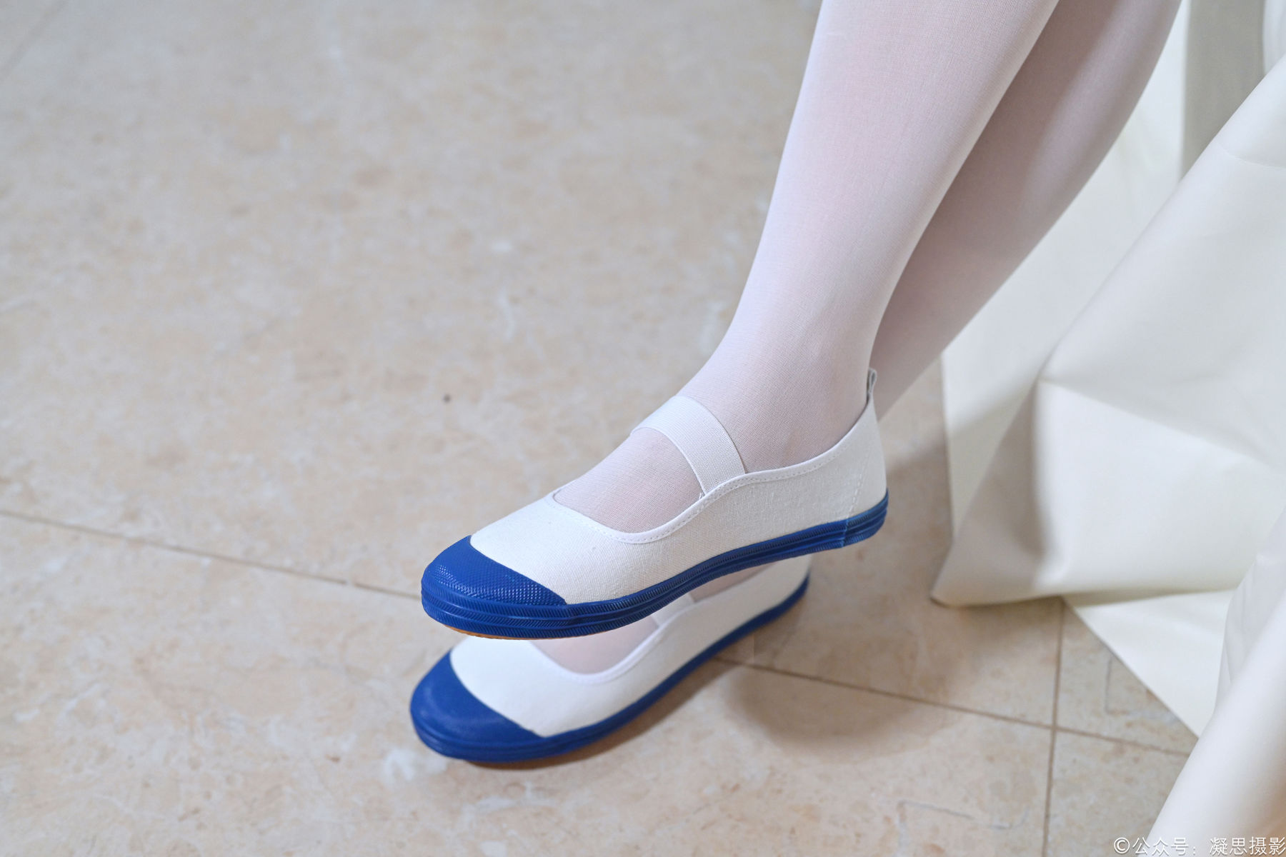 凝思摄影 No.016 德美 - 体操服、过膝袜、室内鞋/(142P)