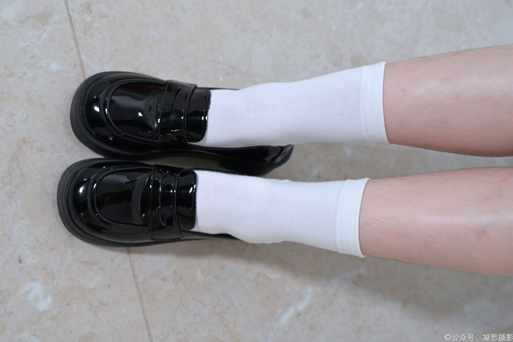 凝思摄影 No.017 铃铃 - JK制服、短白袜、小皮鞋/(167P)