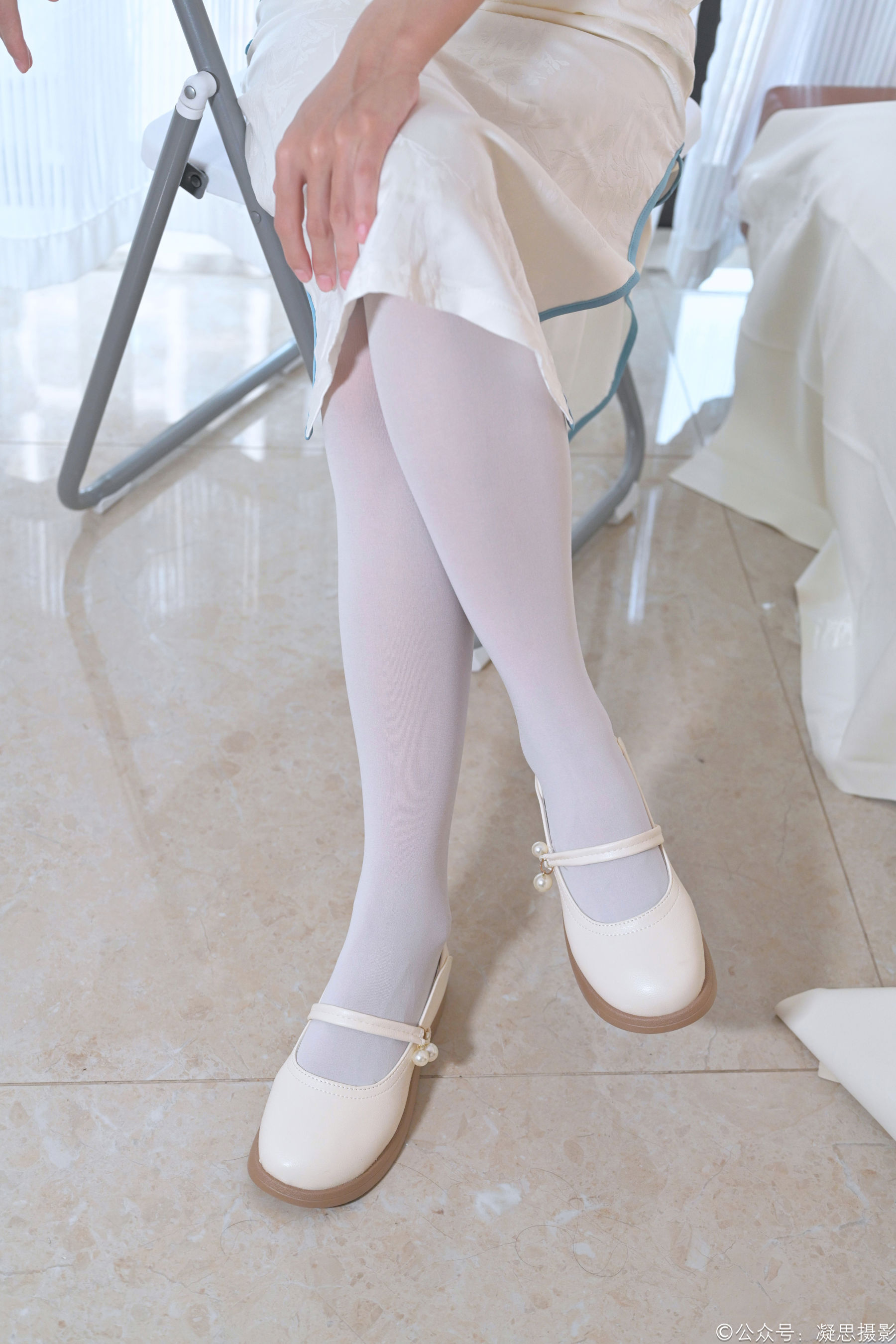 凝思摄影 No.015 小睿 - 旗袍、连裤白丝、玛丽珍/(140P)