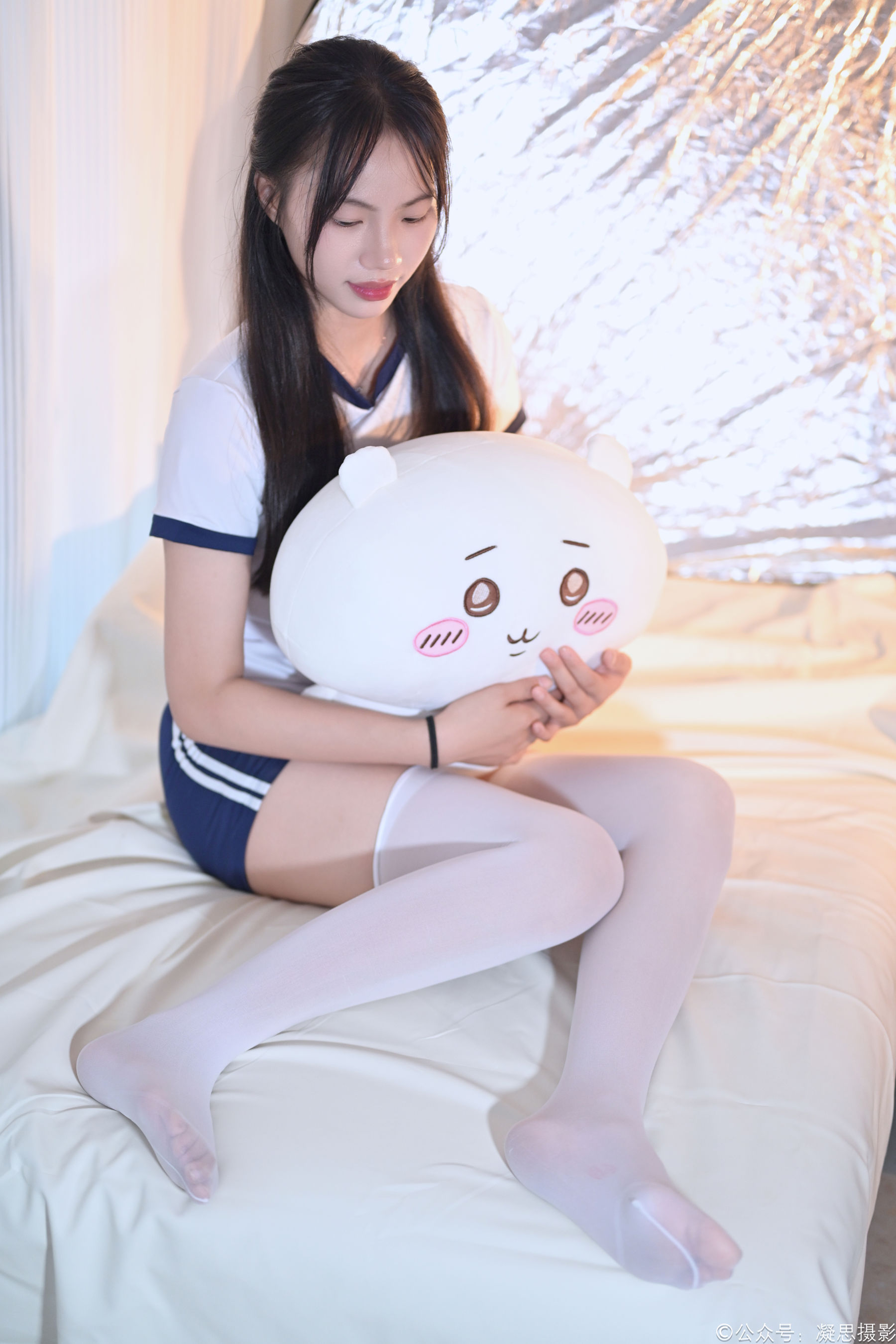 凝思摄影 No.016 德美 - 体操服、过膝袜、室内鞋/(142P)