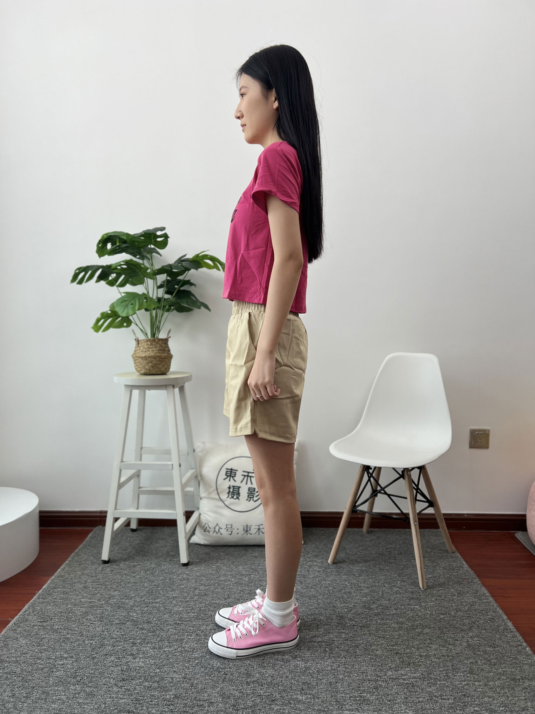 三禾摄影 No.025 休闲短裤 棉袜 帆布鞋/(182P)