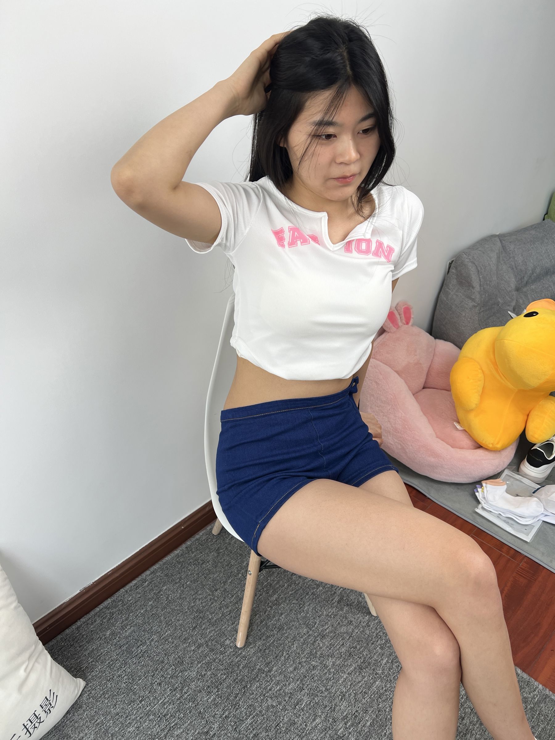 三禾摄影 No.027 牛仔短裤 棉袜 帆布鞋/(213P)