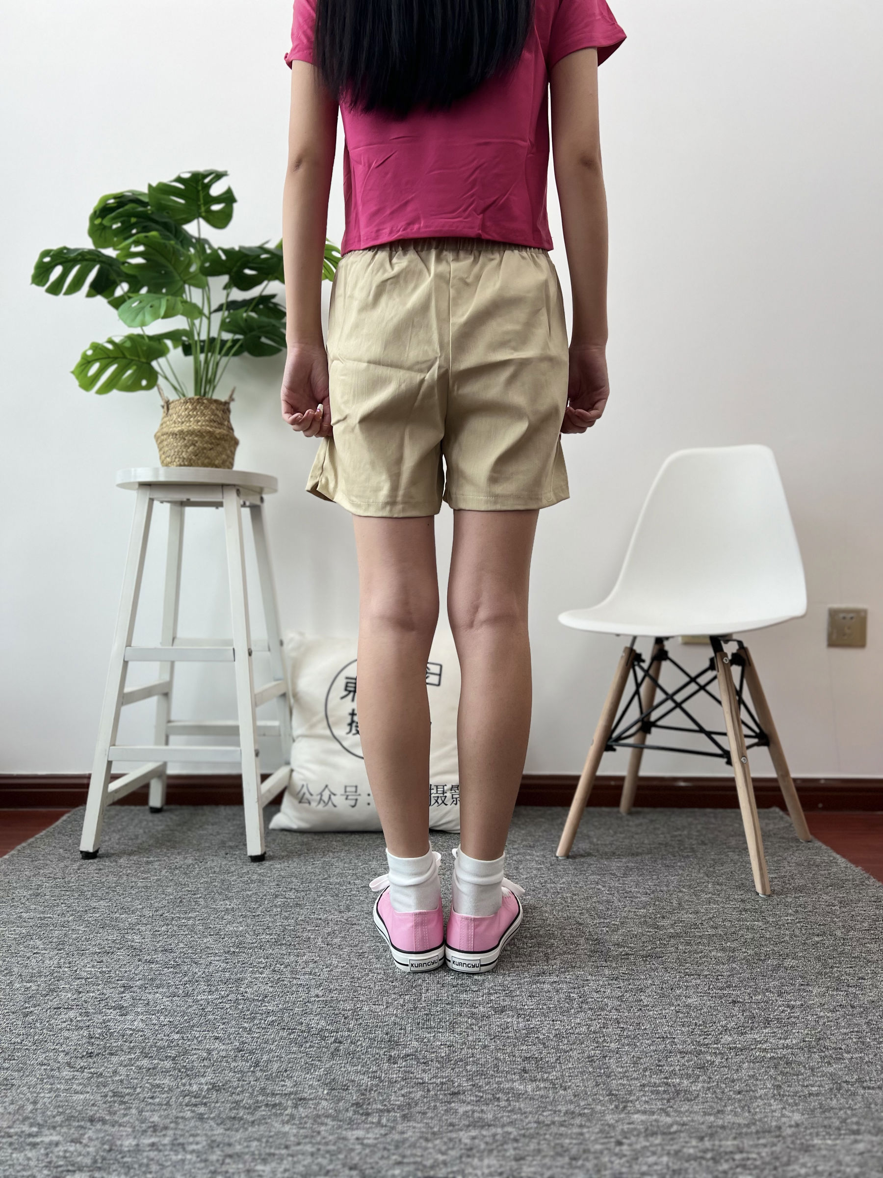 三禾摄影 No.025 休闲短裤 棉袜 帆布鞋/(182P)