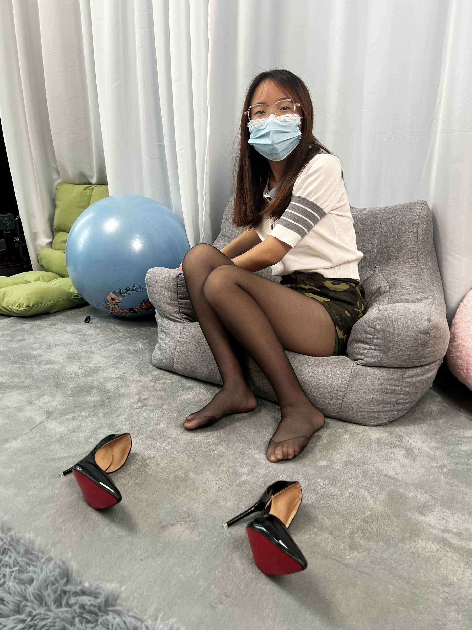 三禾摄影 No.022 短裙 黑丝 高跟/(207P)