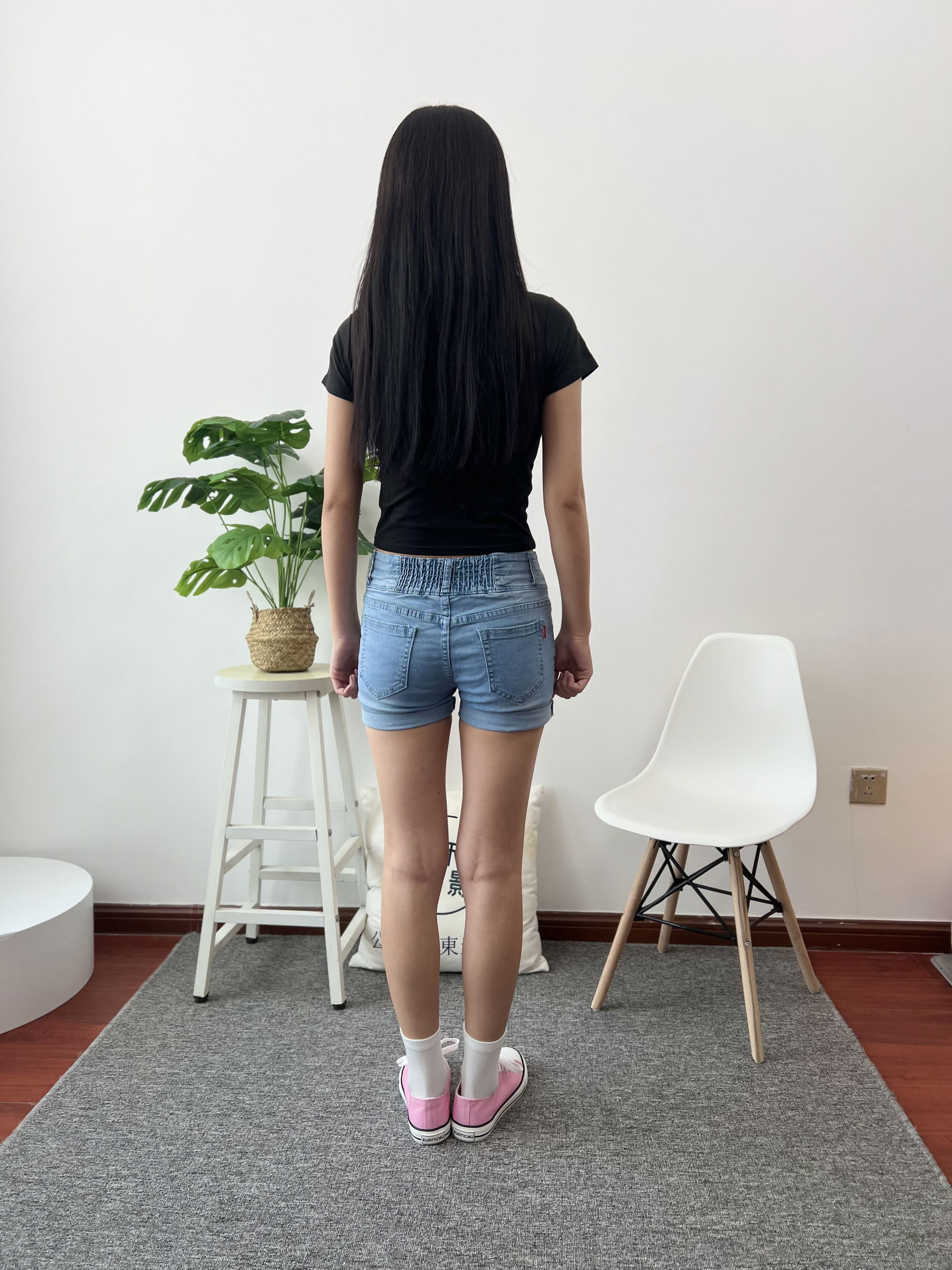 三禾摄影 No.026 牛仔短裤 棉袜 帆布鞋/(176P)