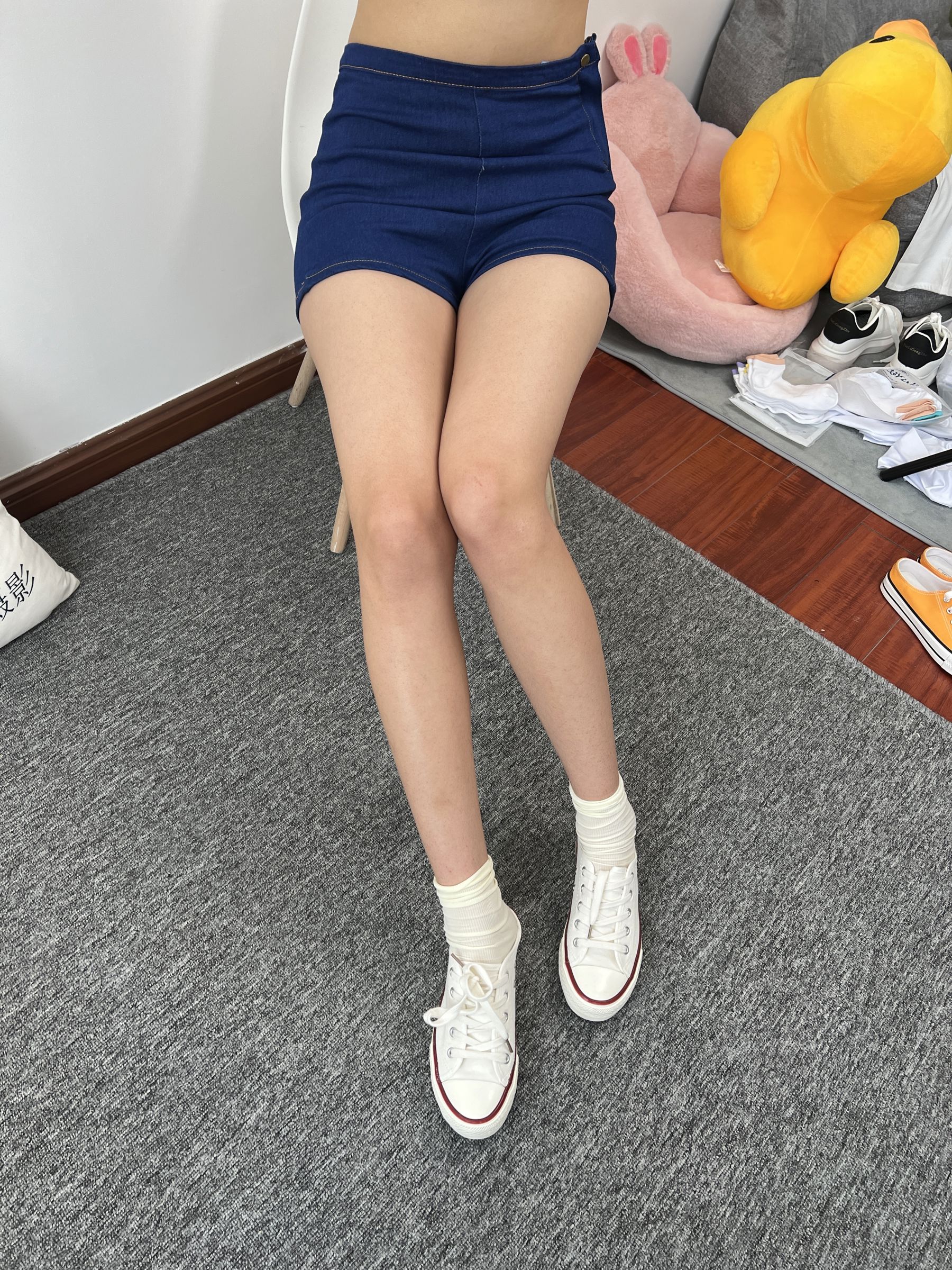 三禾摄影 No.027 牛仔短裤 棉袜 帆布鞋/(213P)