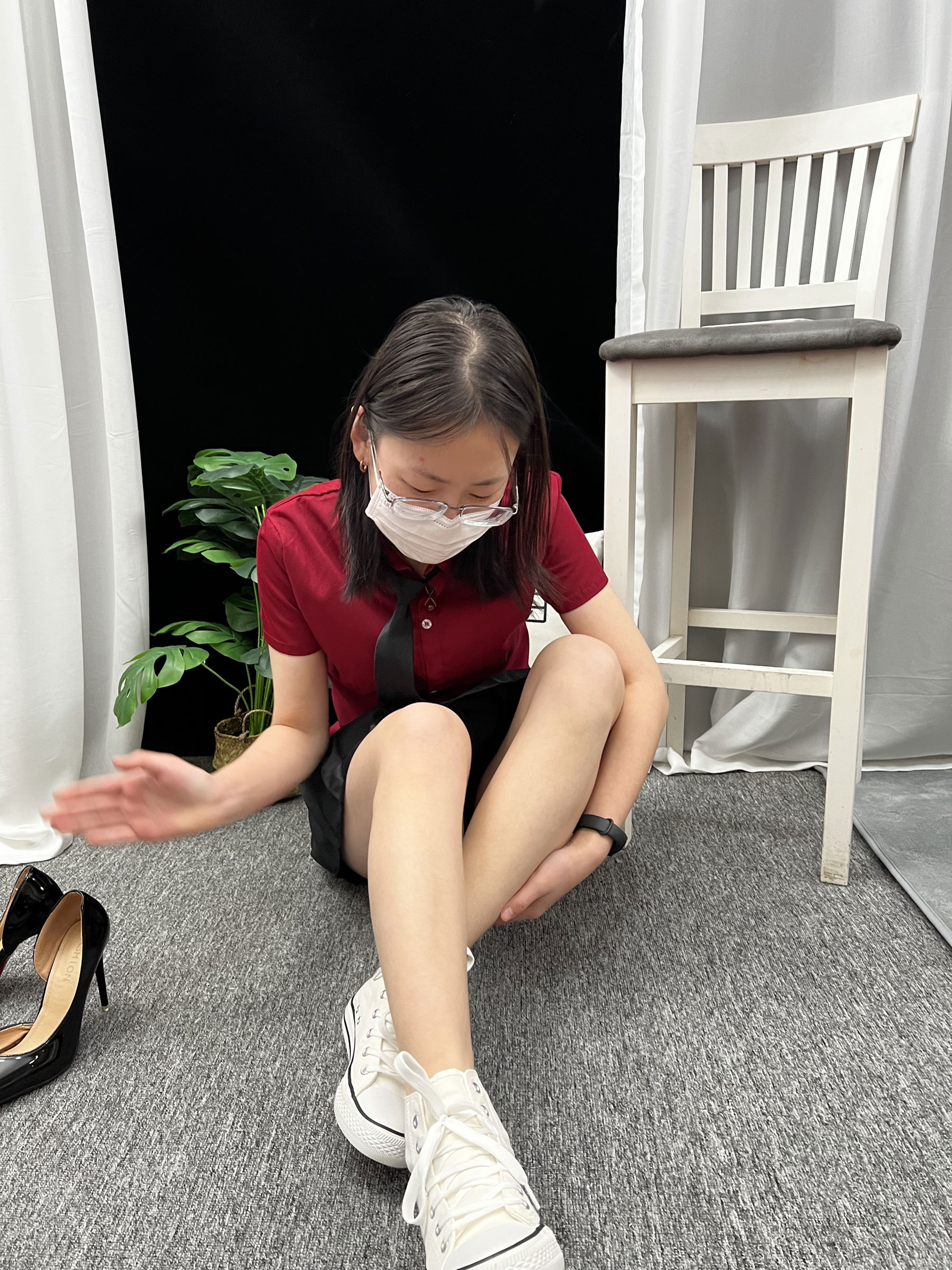 三禾摄影 No.021 短裙 凉拖 帆布鞋 高跟/(217P)