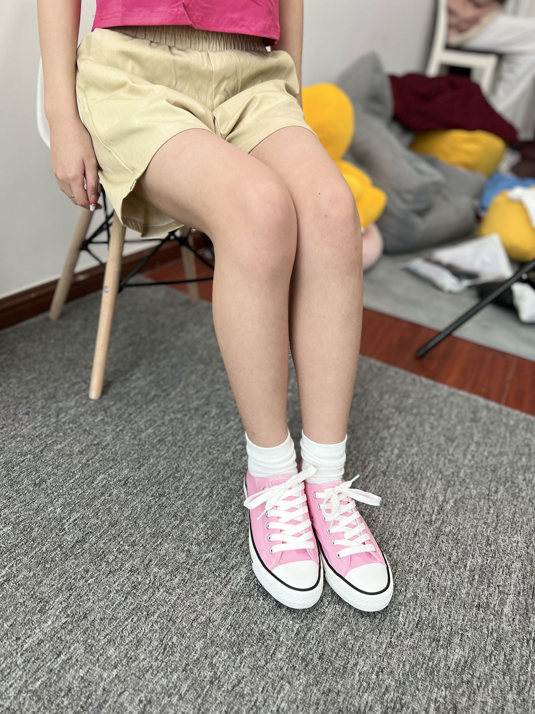 三禾摄影 No.025 休闲短裤 棉袜 帆布鞋/(182P)