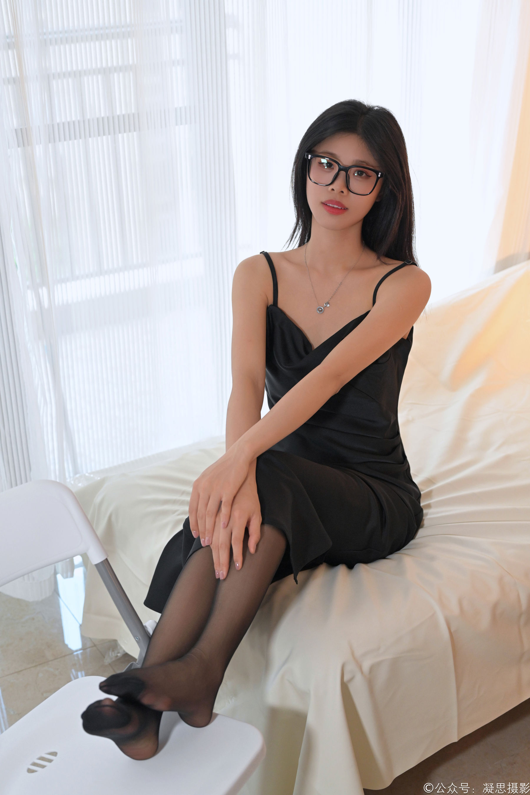 凝思摄影 No.010 木木 - 包臀裙、黑丝、高跟鞋/(136P)