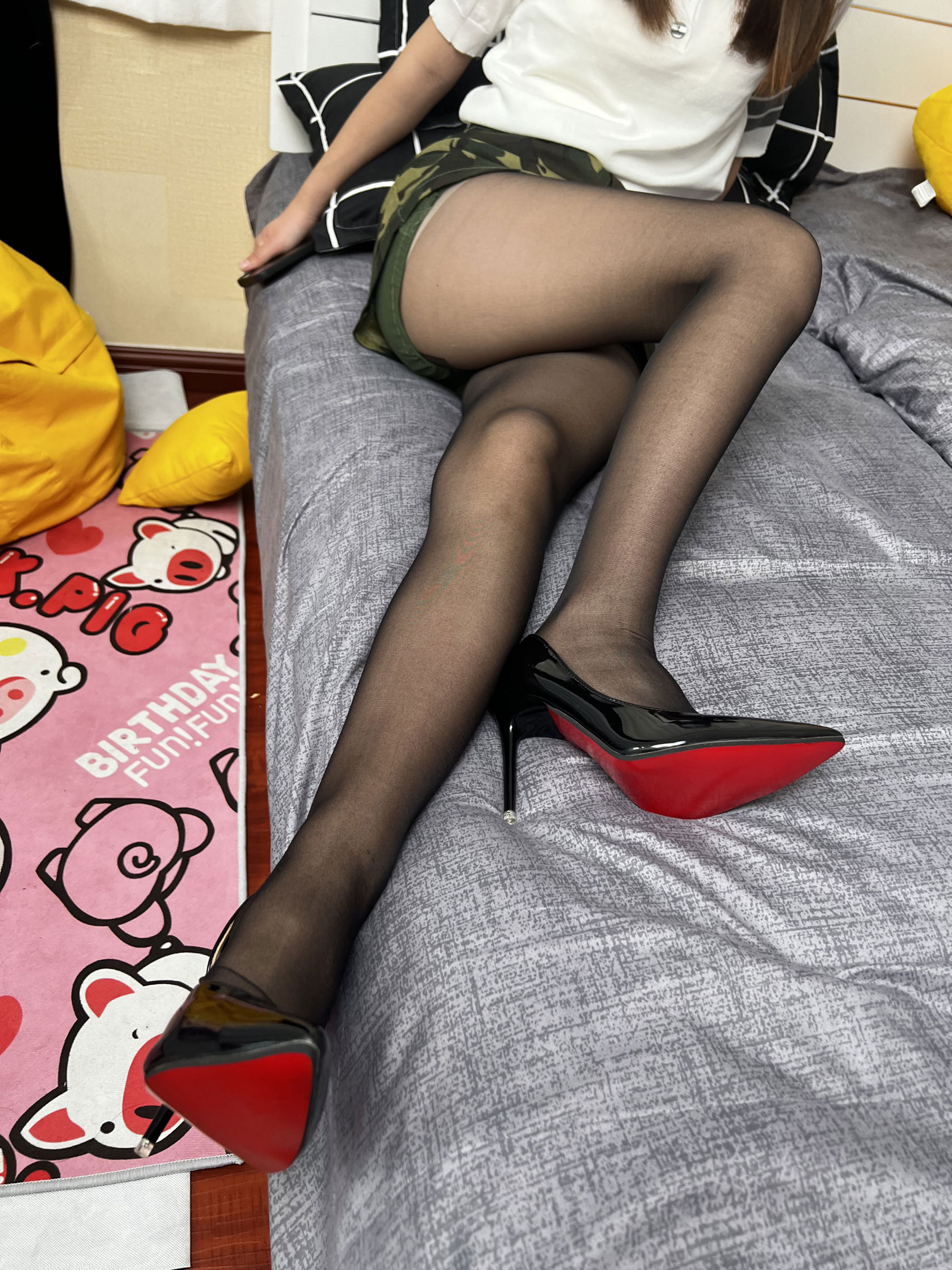 三禾摄影 No.022 短裙 黑丝 高跟/(207P)