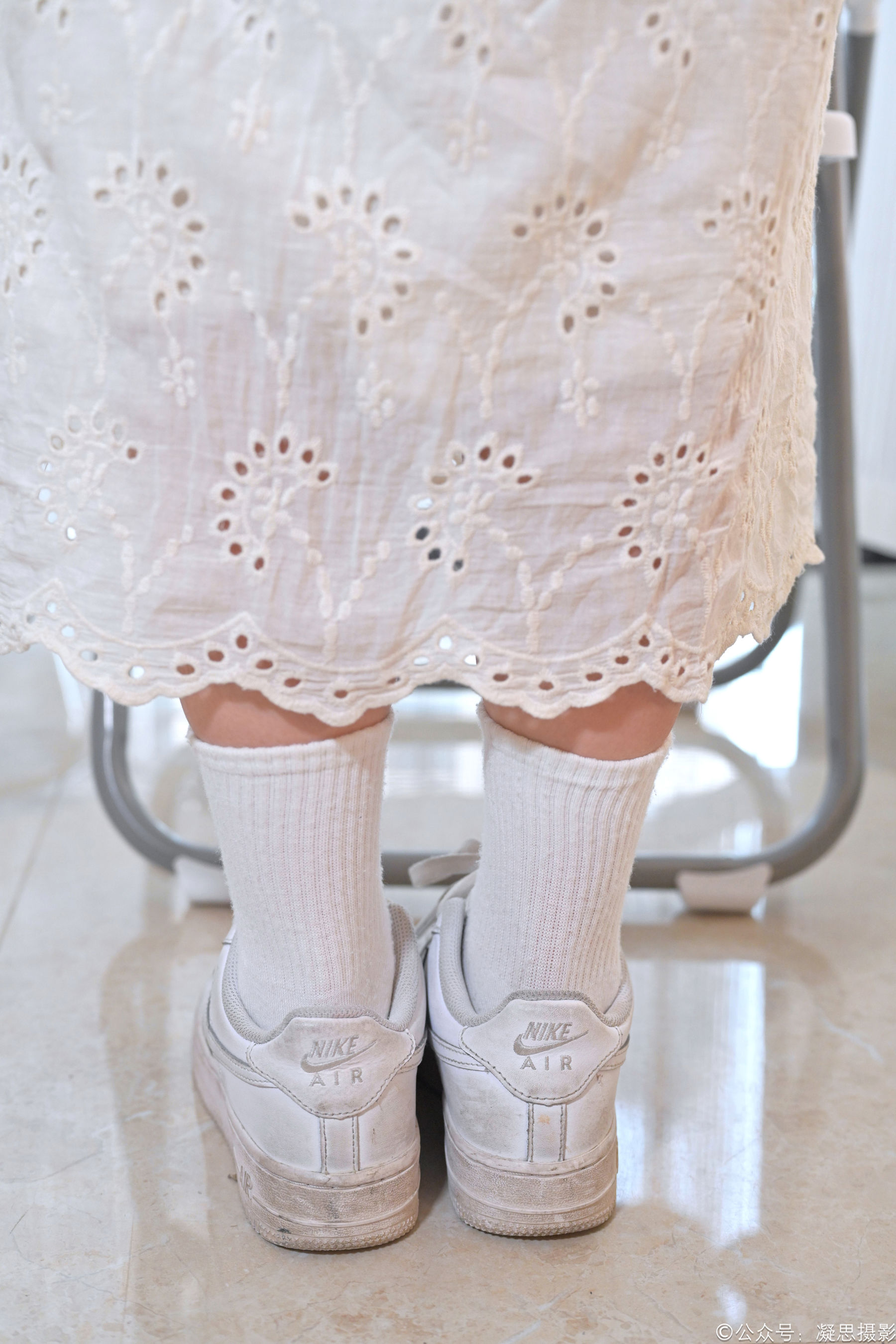 凝思摄影 No.005 琦琦 - 连衣裙、短白袜、平底鞋/(134P)