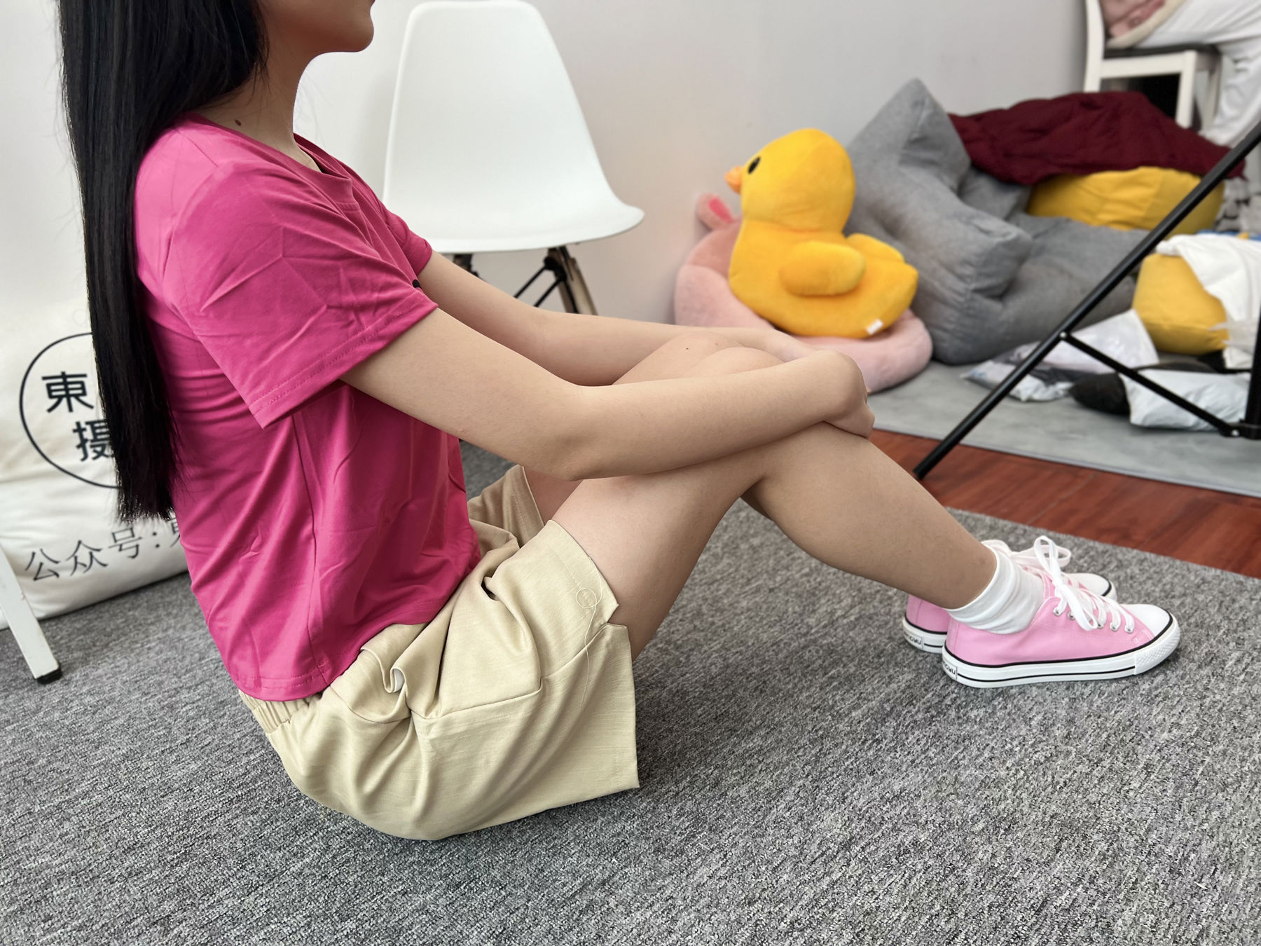 三禾摄影 No.025 休闲短裤 棉袜 帆布鞋/(182P)