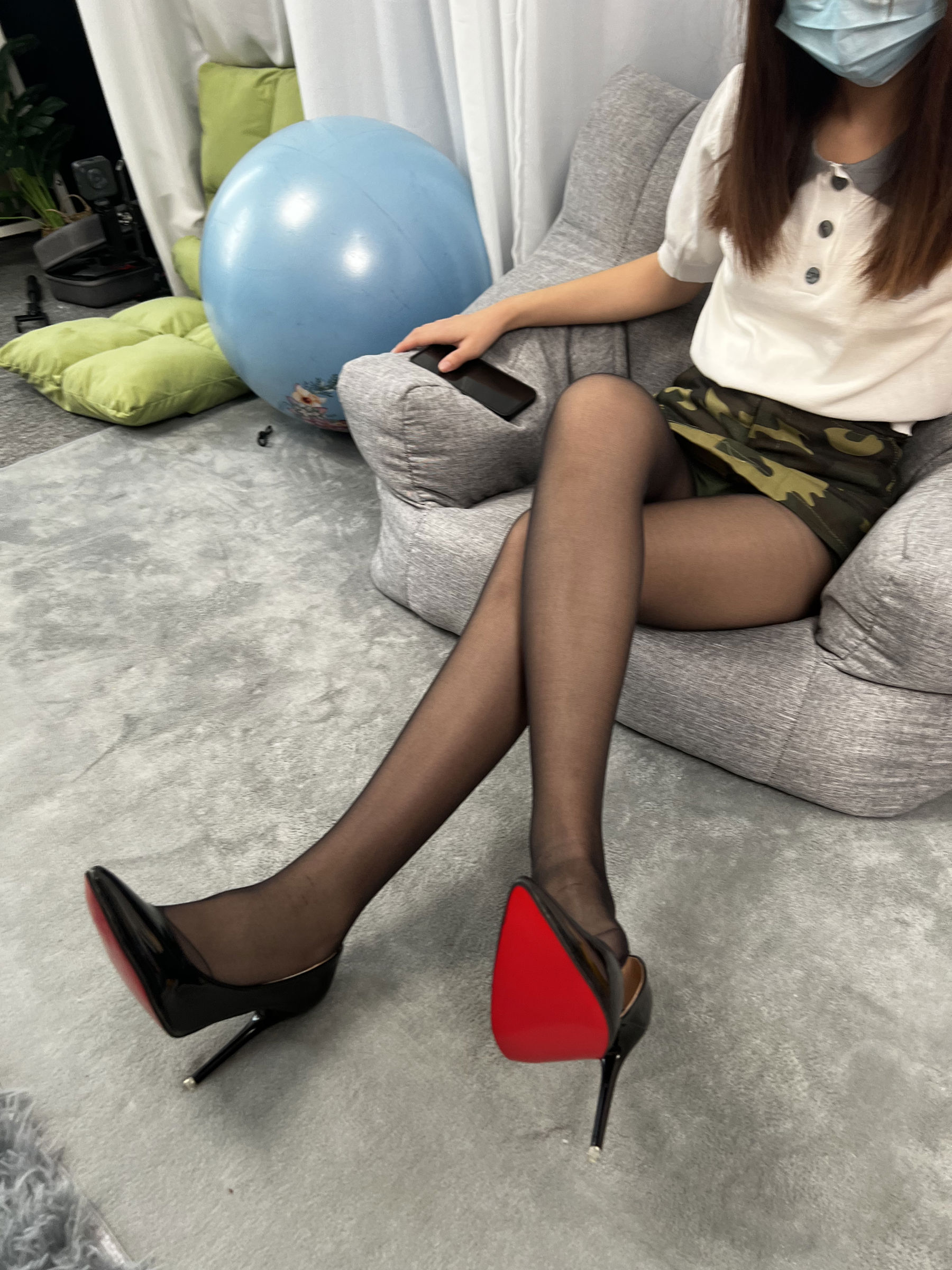 三禾摄影 No.022 短裙 黑丝 高跟/(207P)